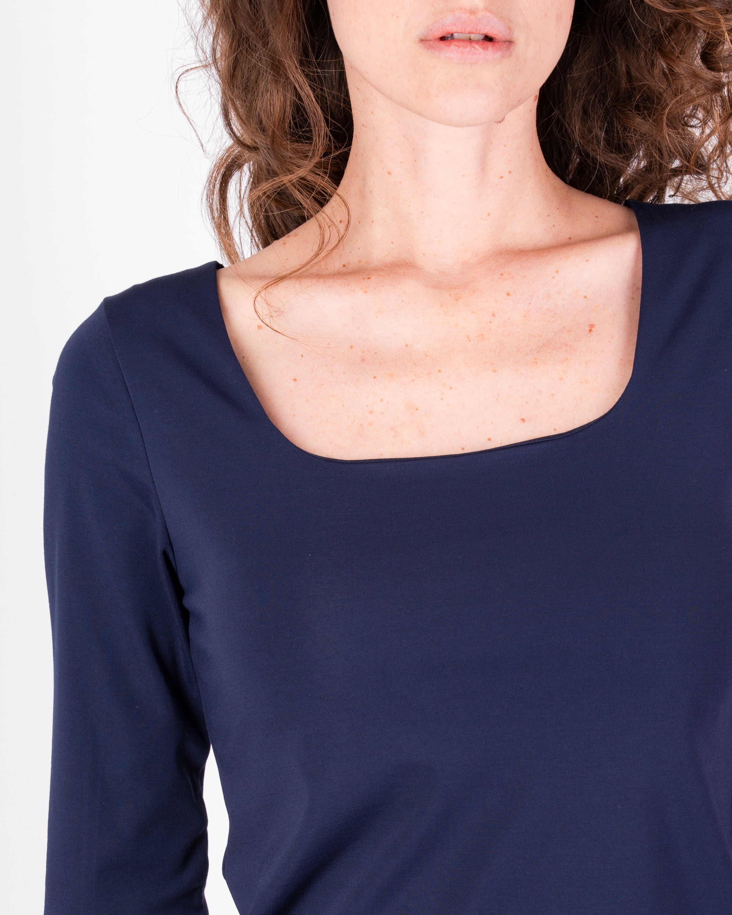Maglia scollo quadro G413/3