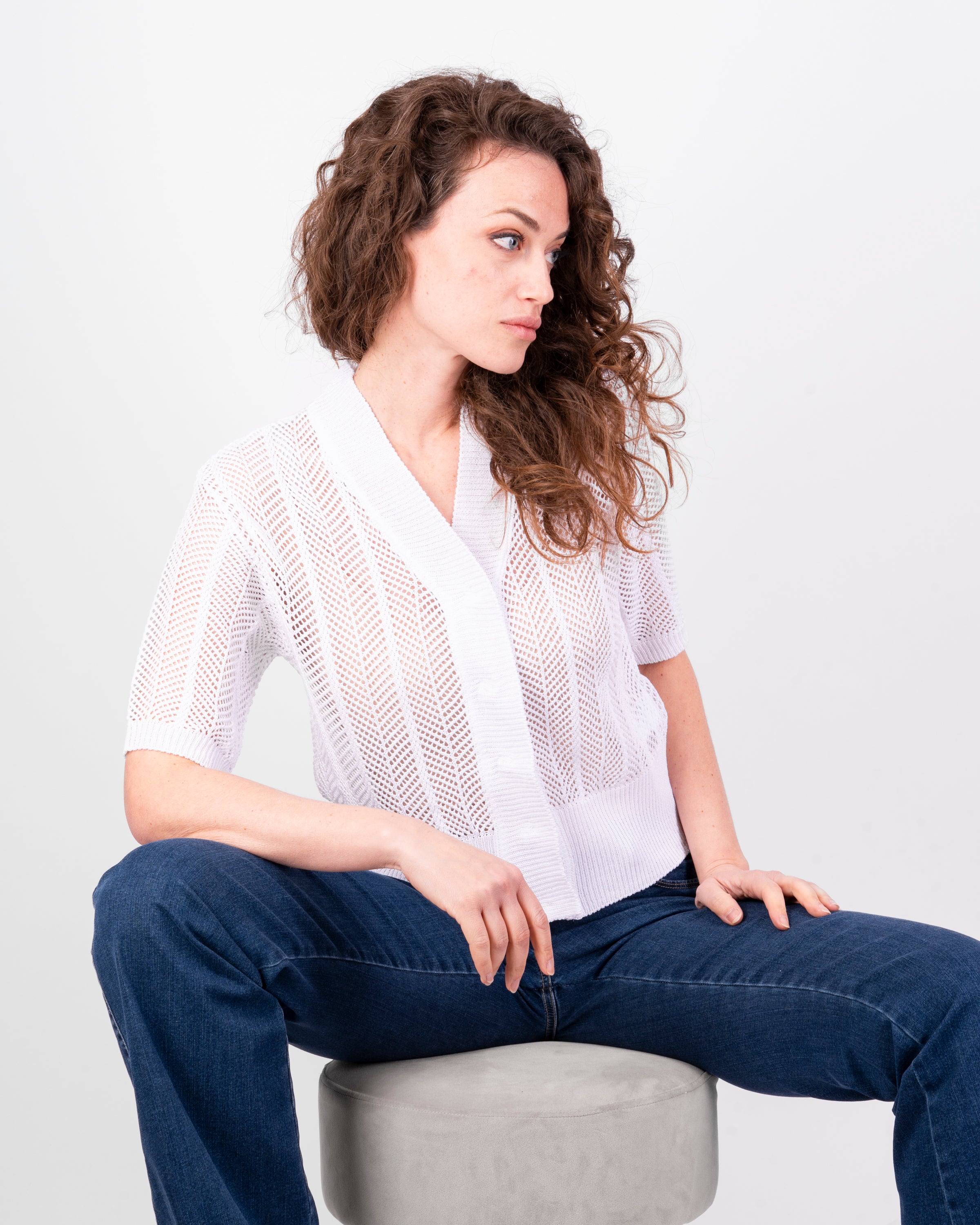 Cardigan M/M sciallato rete spigato 7023