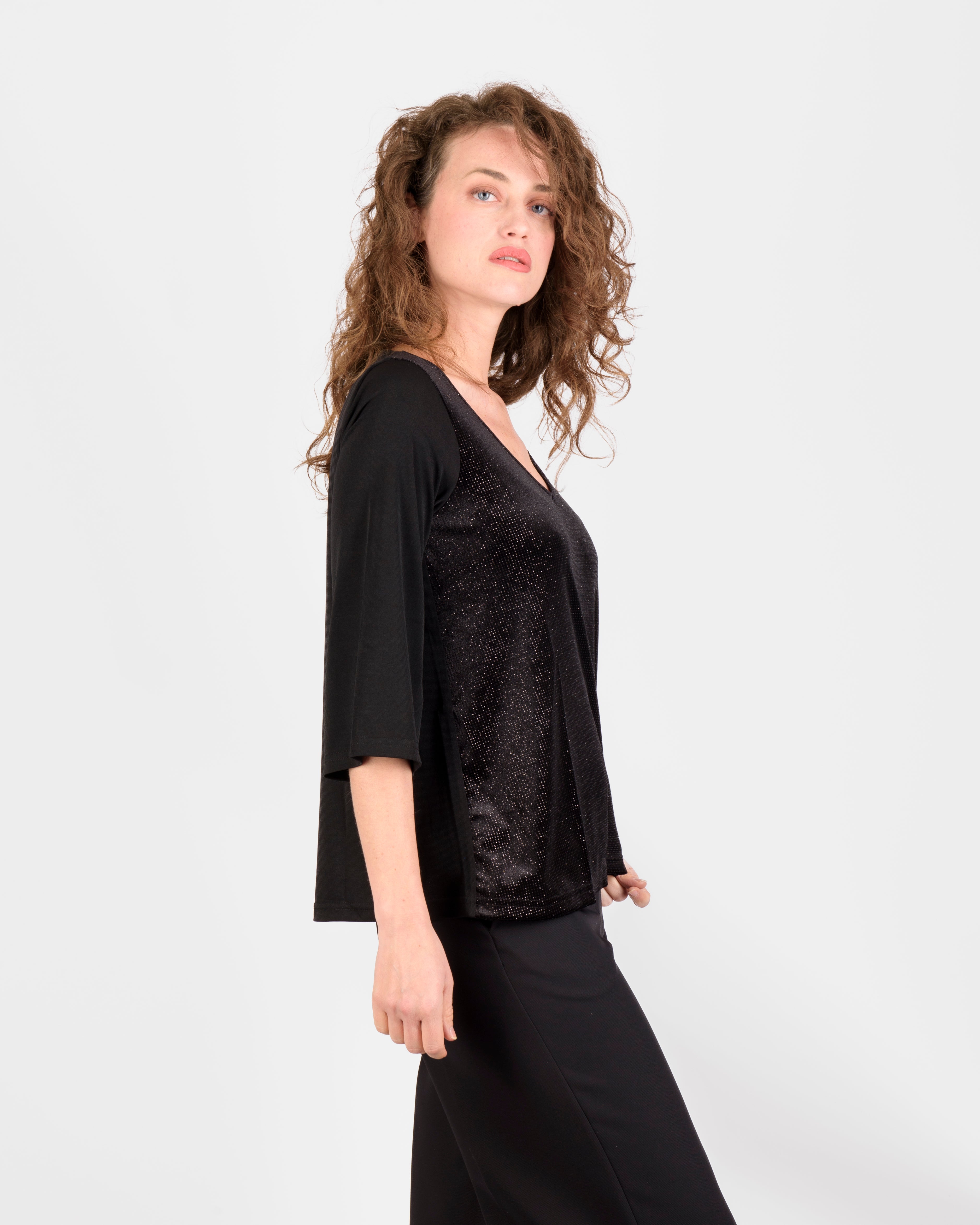 Maglia multistrass elegante C519