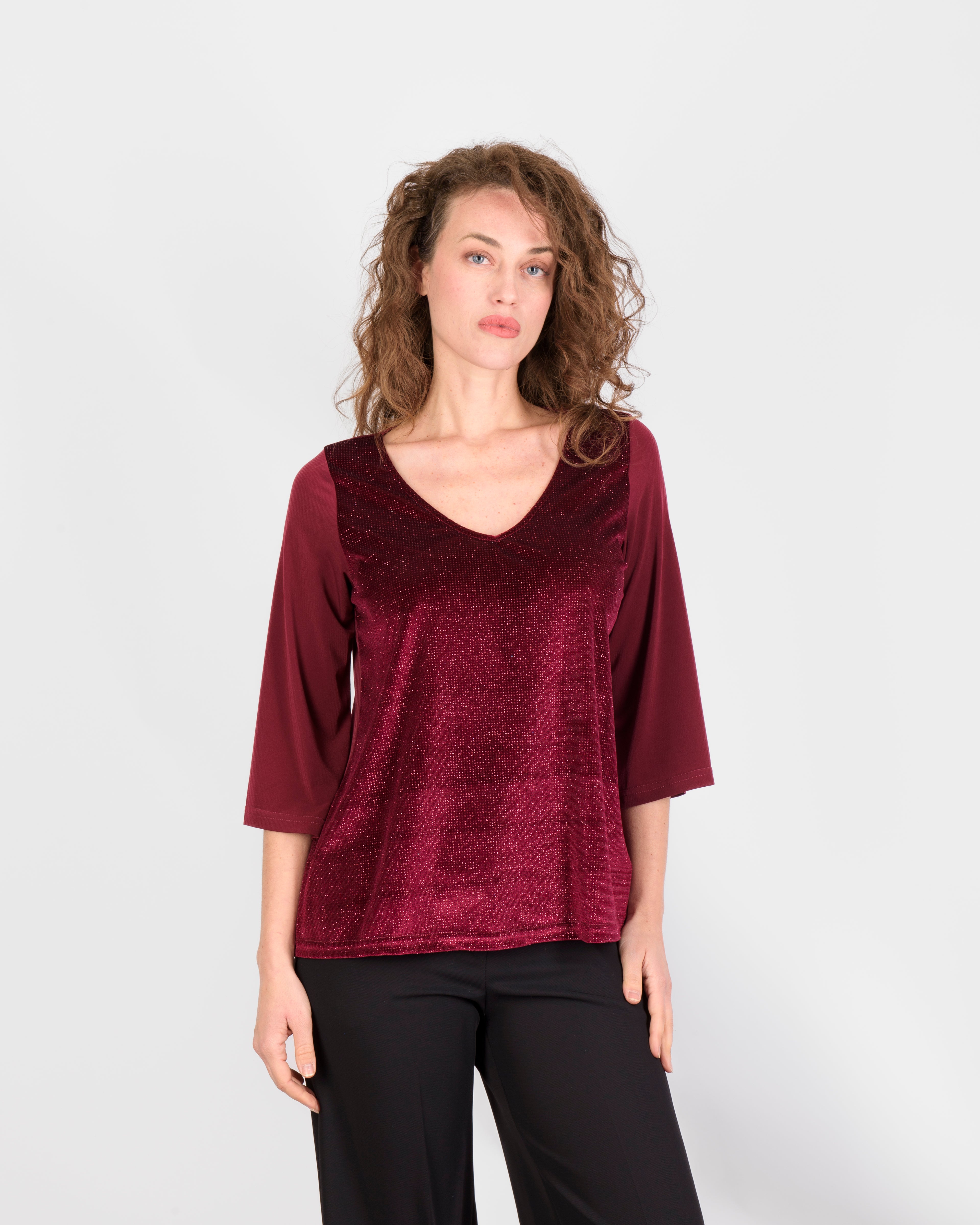 Maglia multistrass elegante C519