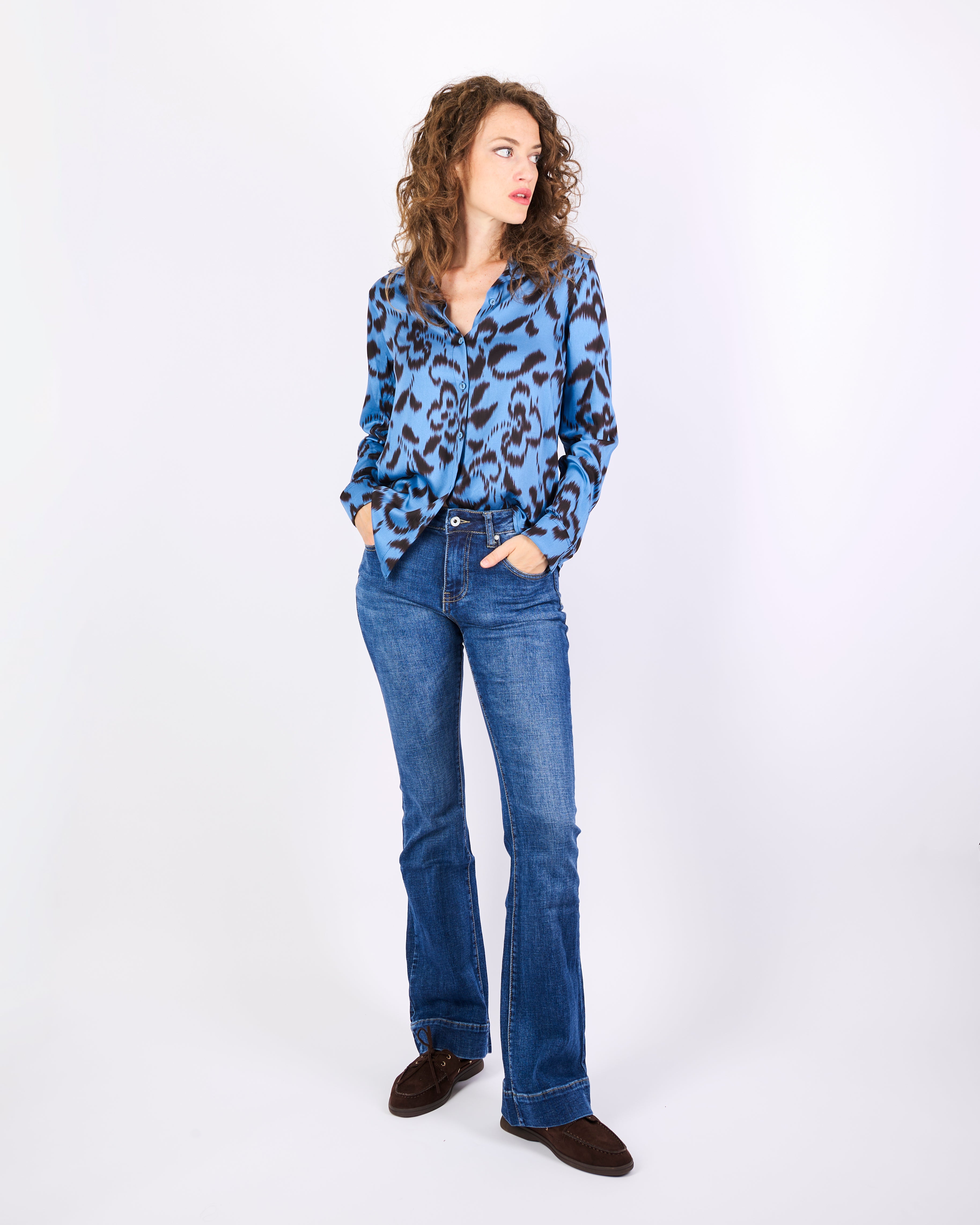 Jeans zampa denim DOVER