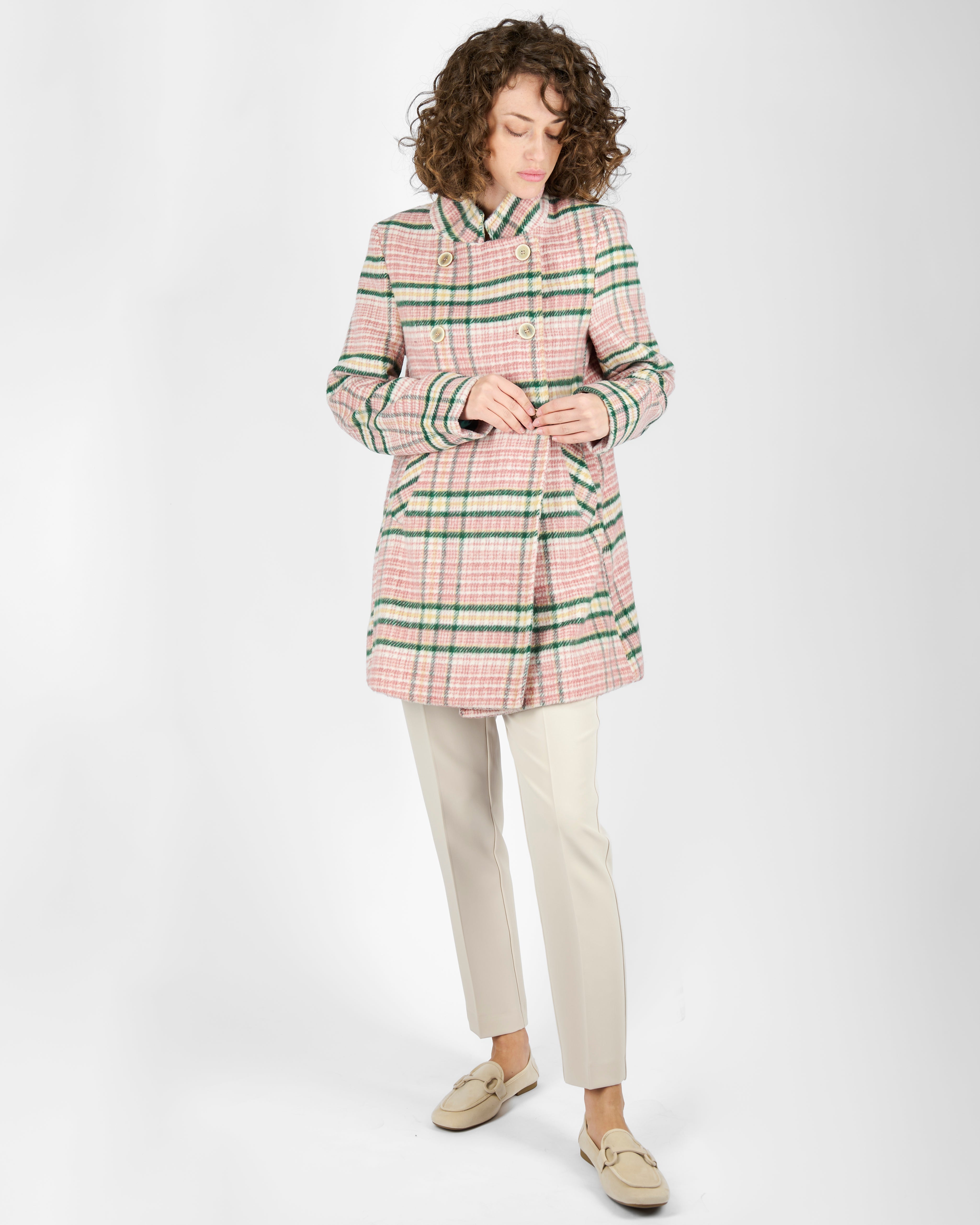 Cappotto 6 bottoni tartan CORO