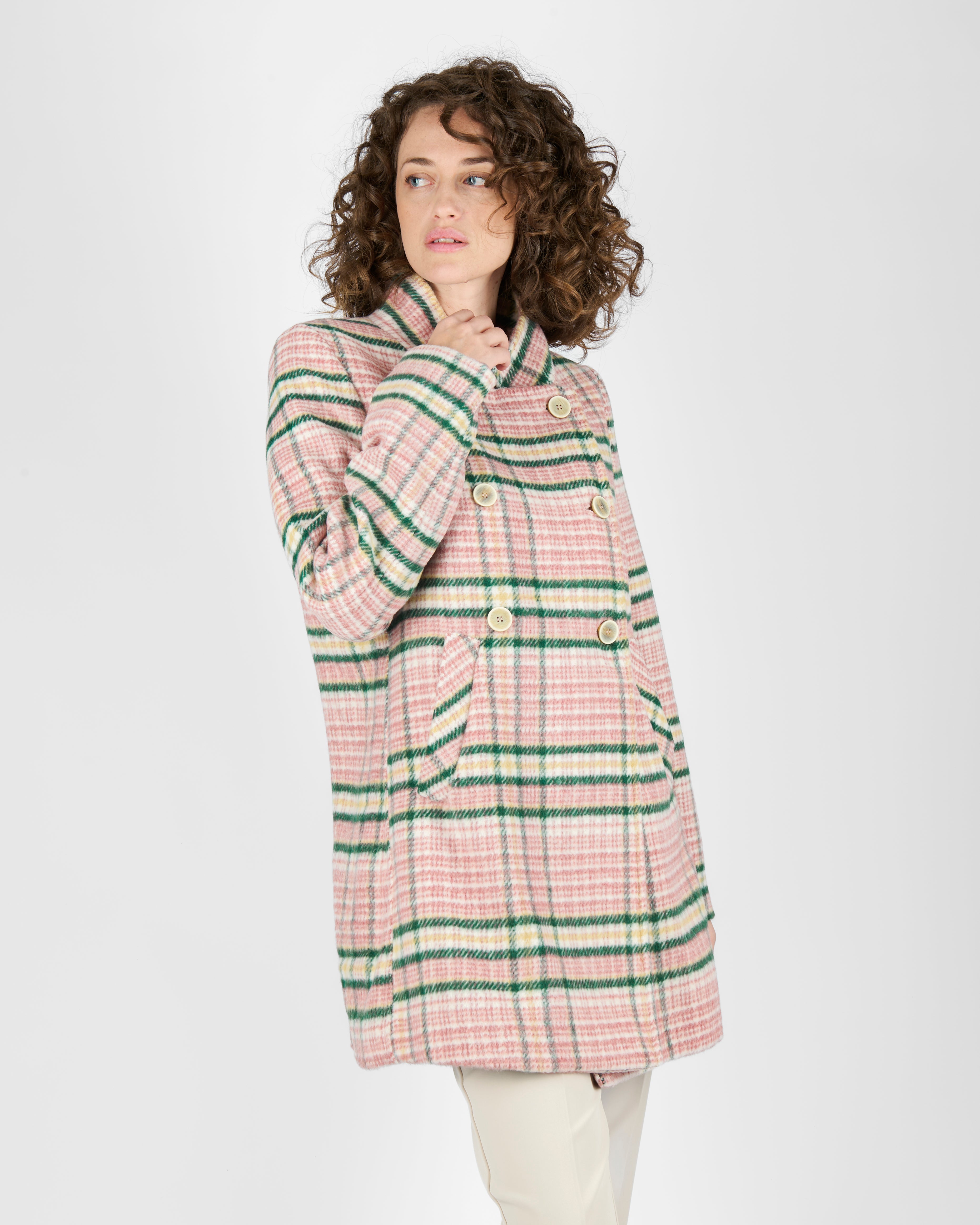 Cappotto 6 bottoni tartan CORO