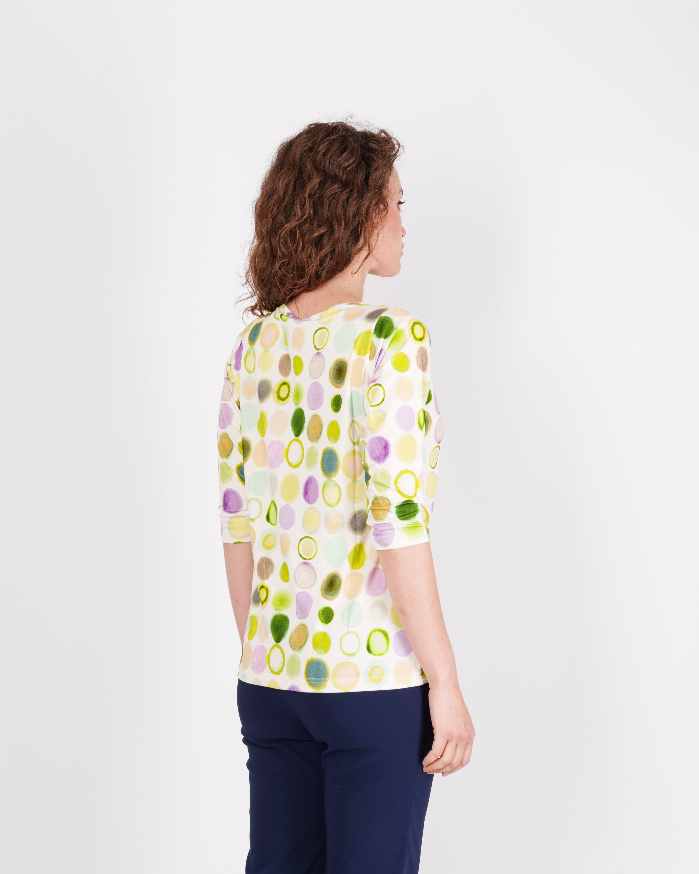 Maglia manica 3/4 scollo barchetta CERCARE