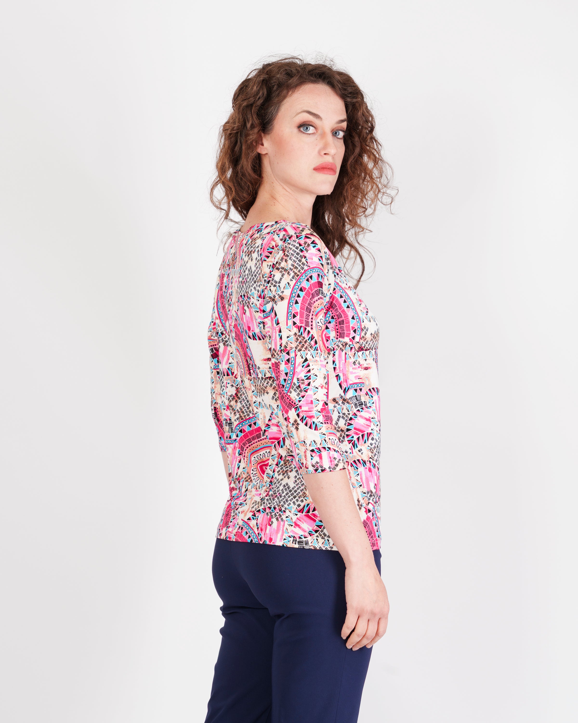 Maglia manica 3/4 scollo barchetta GEOX