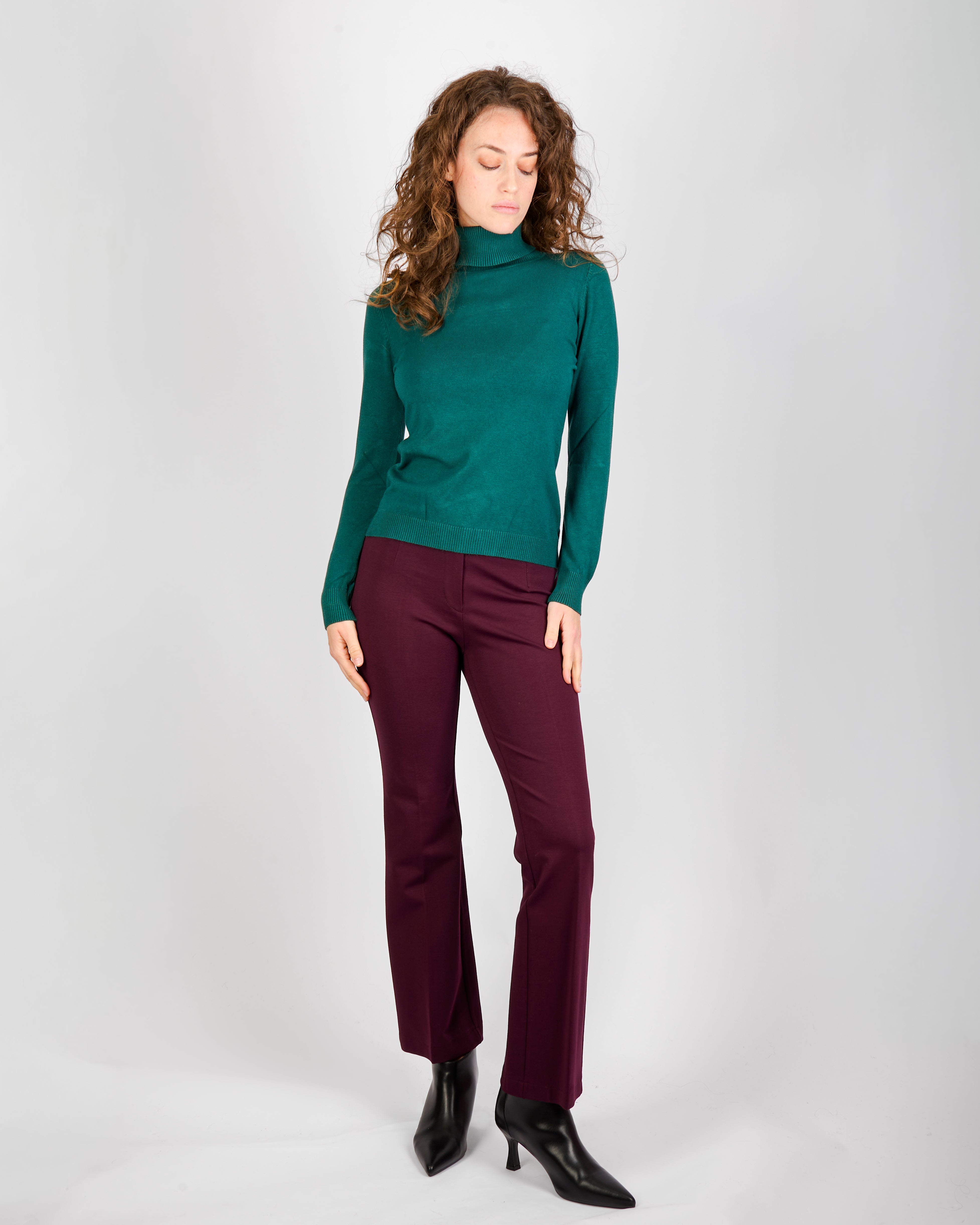 Maglia collo alto viscosa MATURO