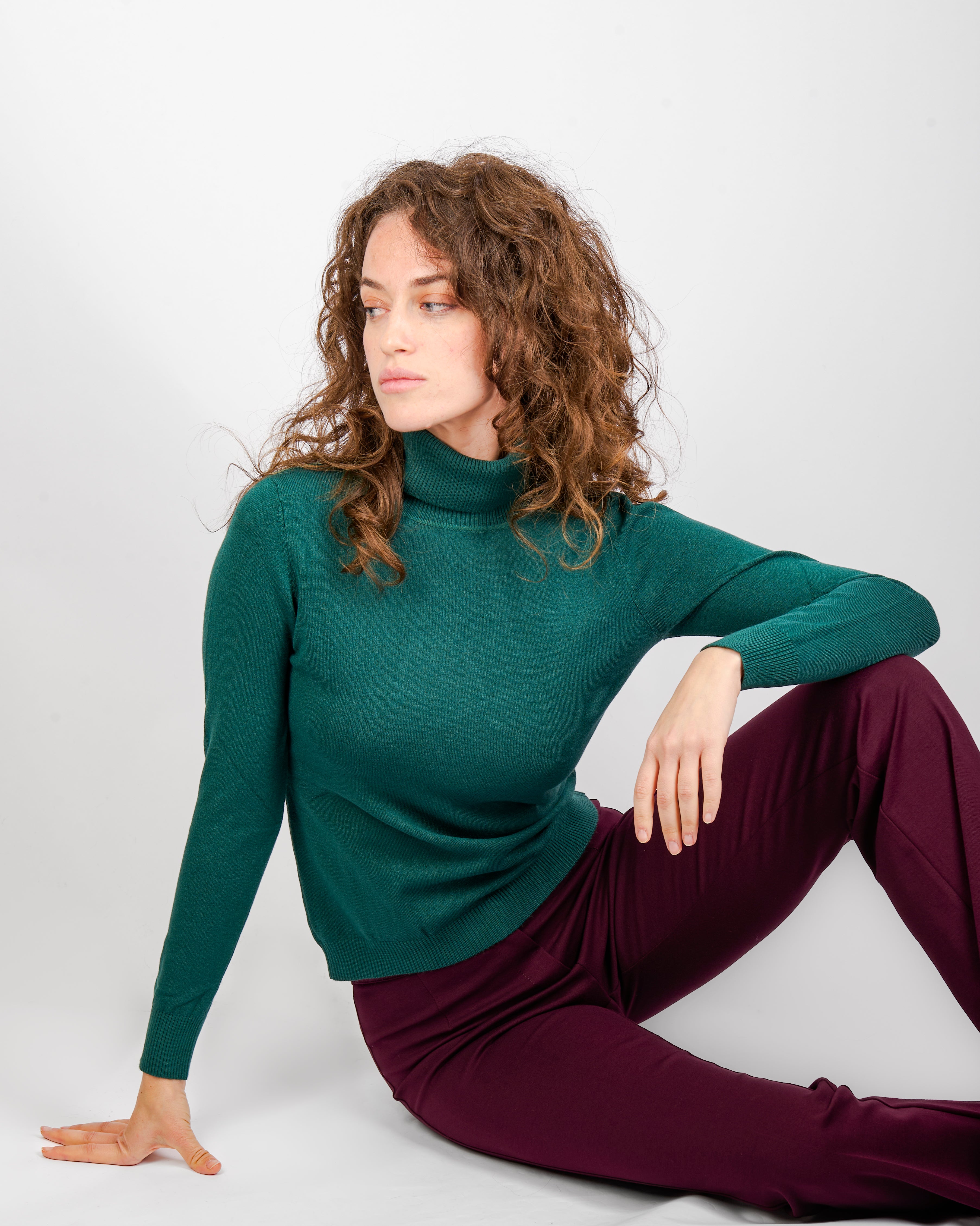 Maglia collo alto viscosa MATURO