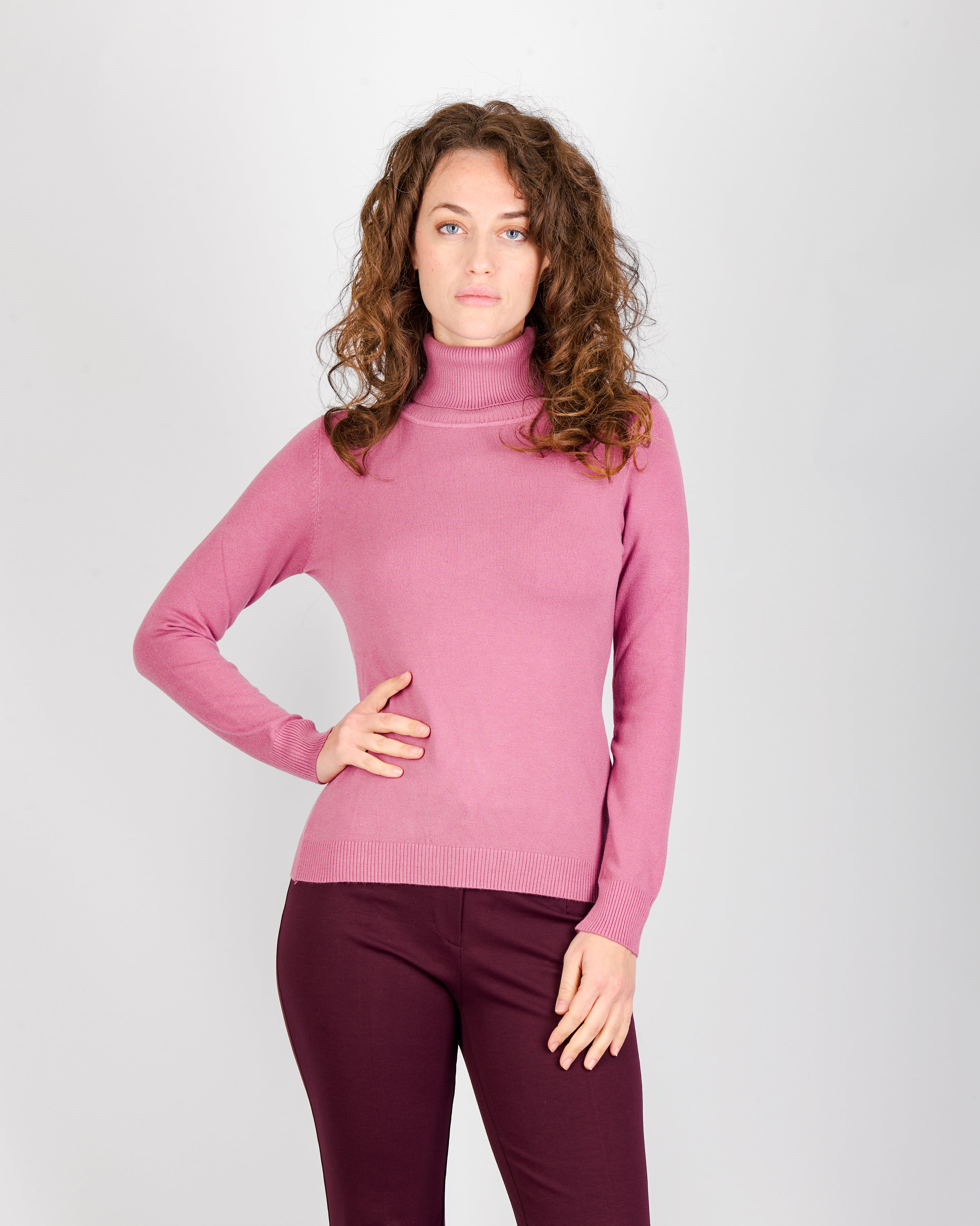 Maglia collo alto viscosa MATURO