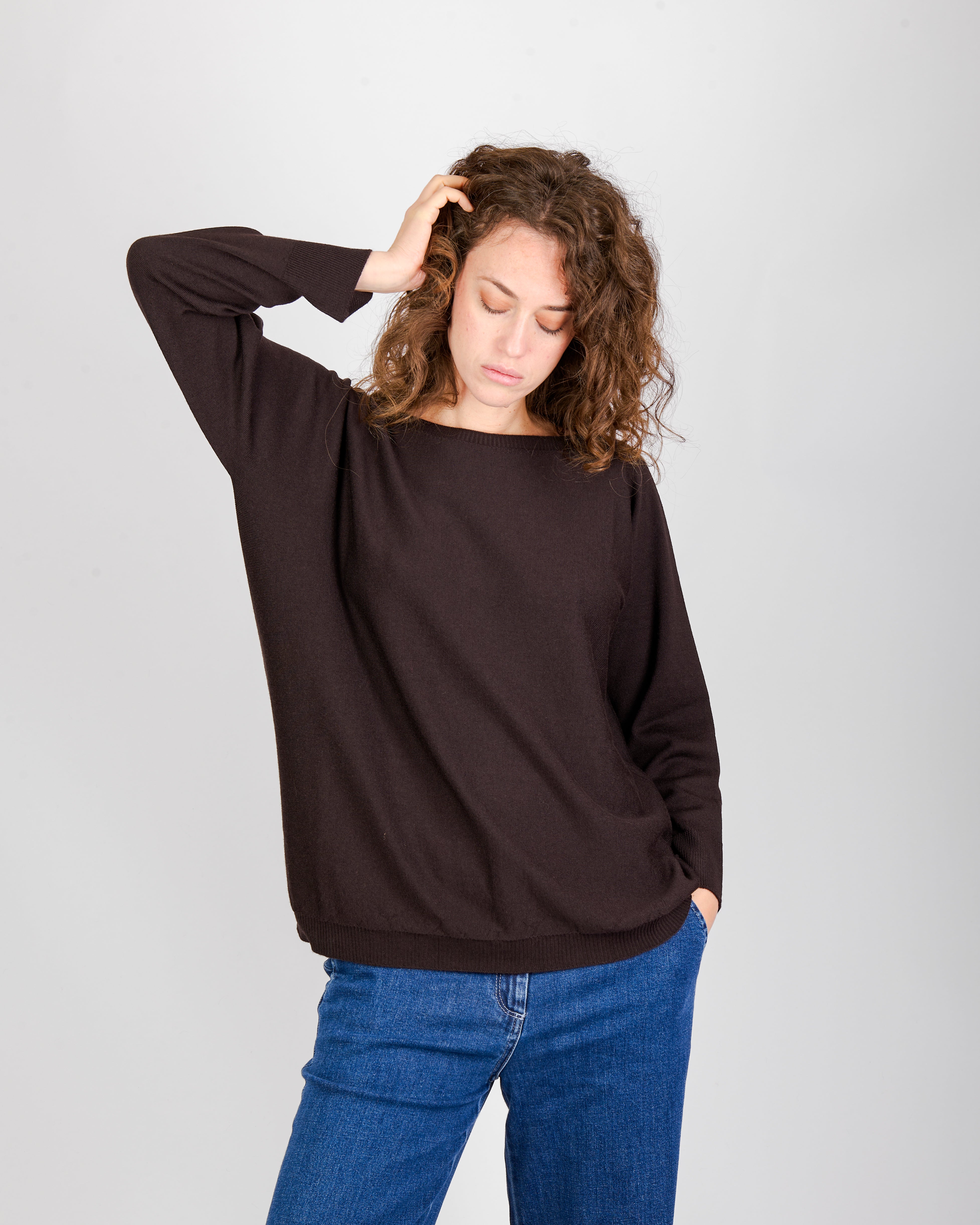 Maglia scatoletta pura lana 25CA265