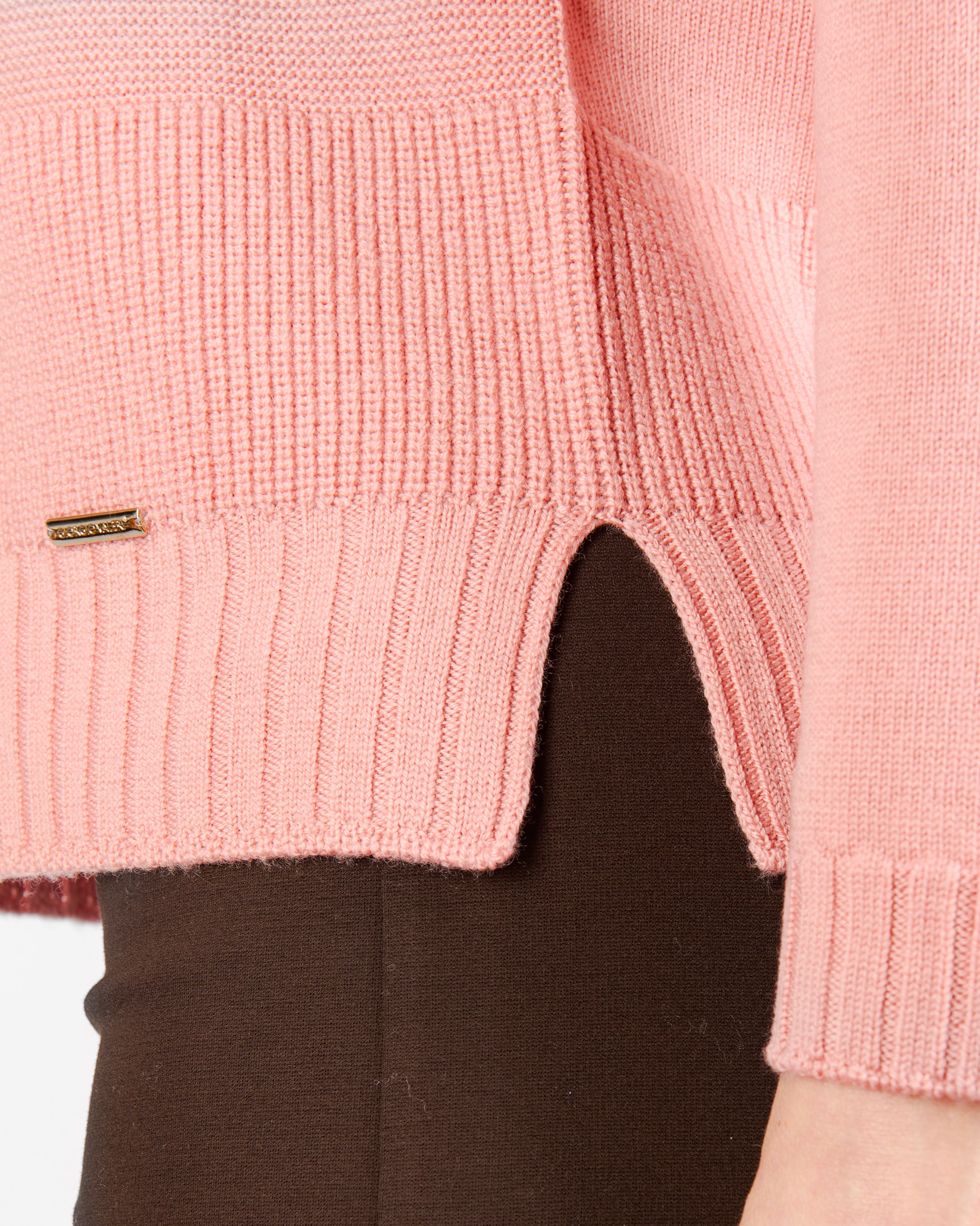 Girocollo links e punto pannocchia spacchi Z9516