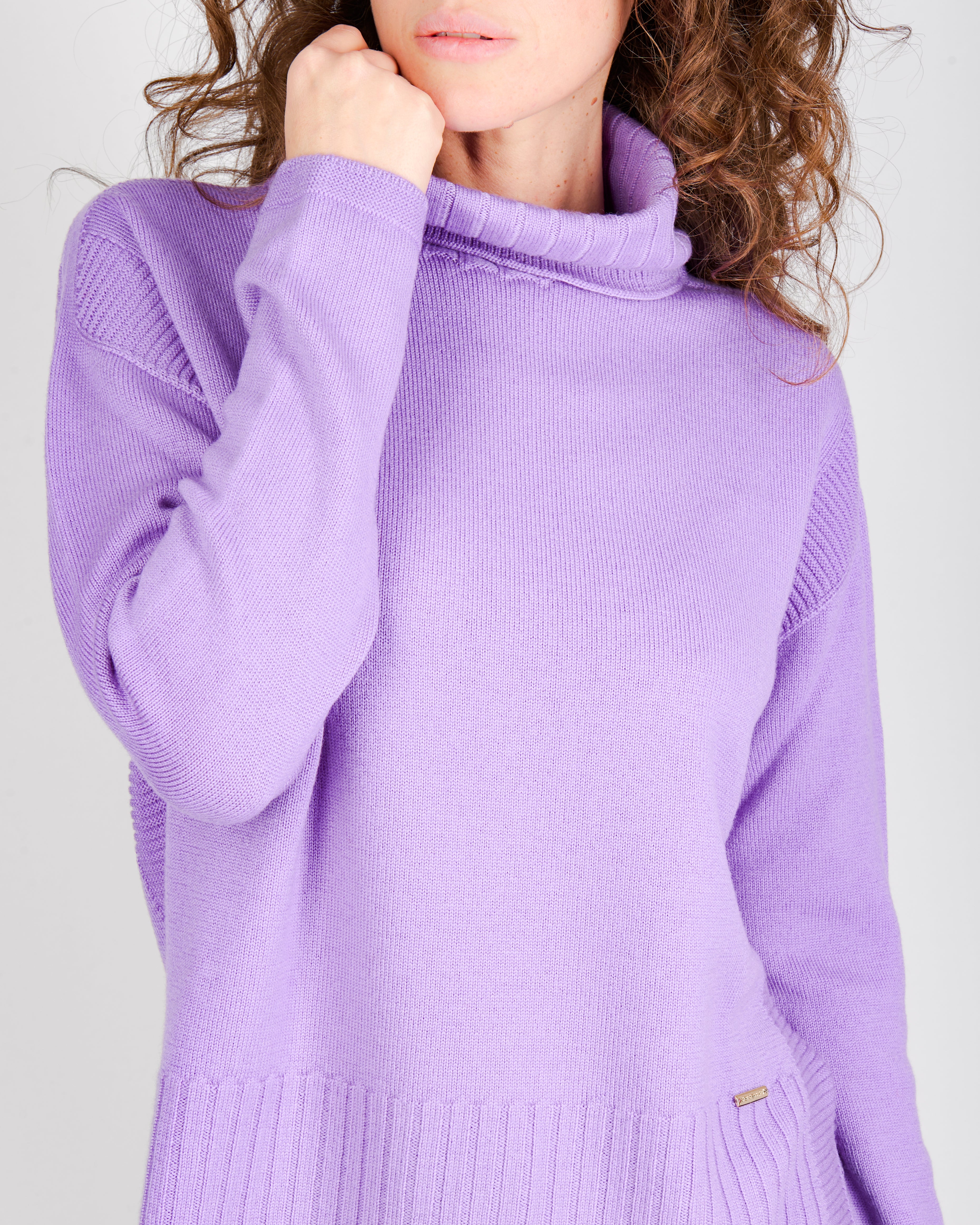 Maglia collo a ciambella pura lana Z9300