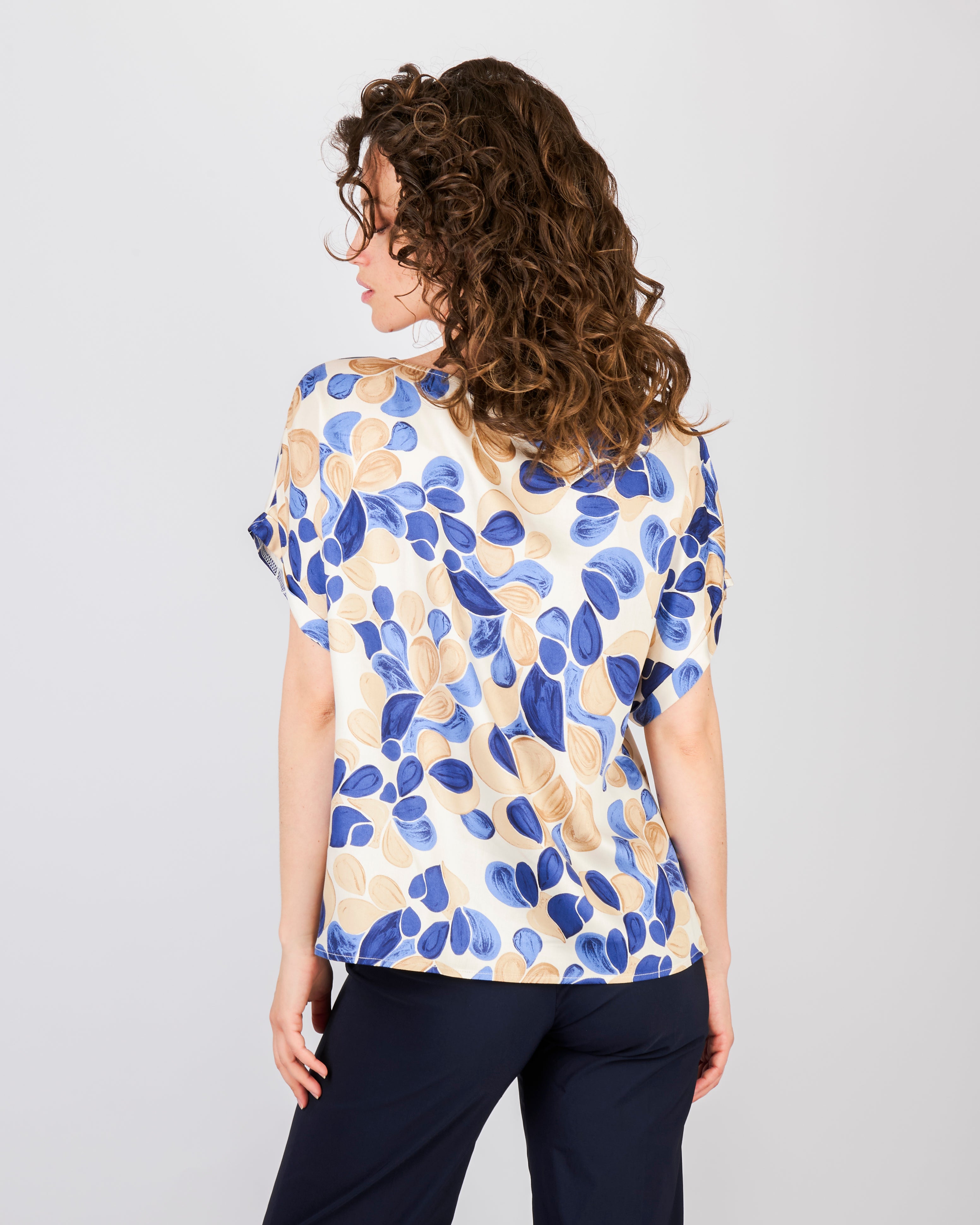 Blusa raso di viscosa MANUELA