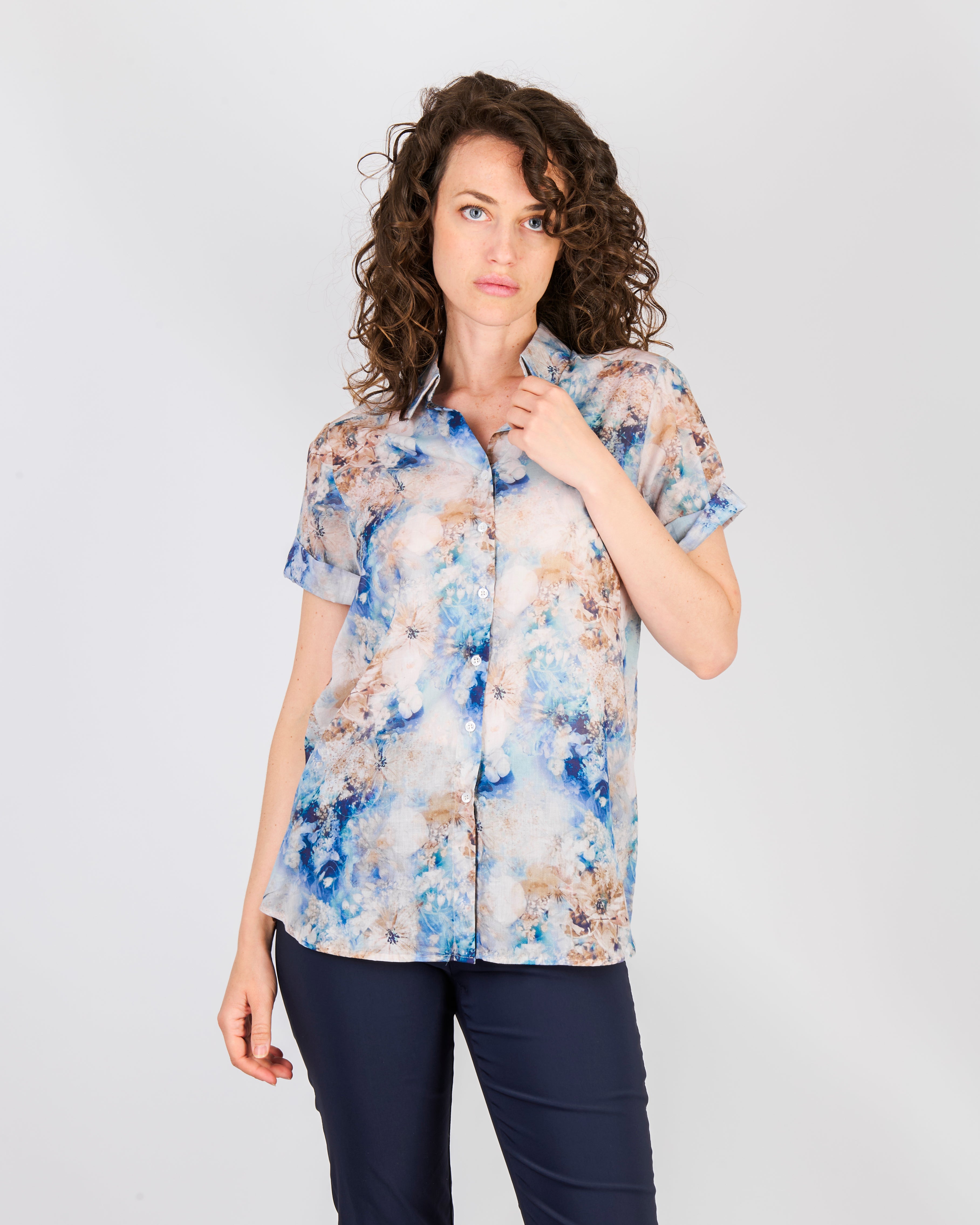 Camicia in mussola cotone 25-221