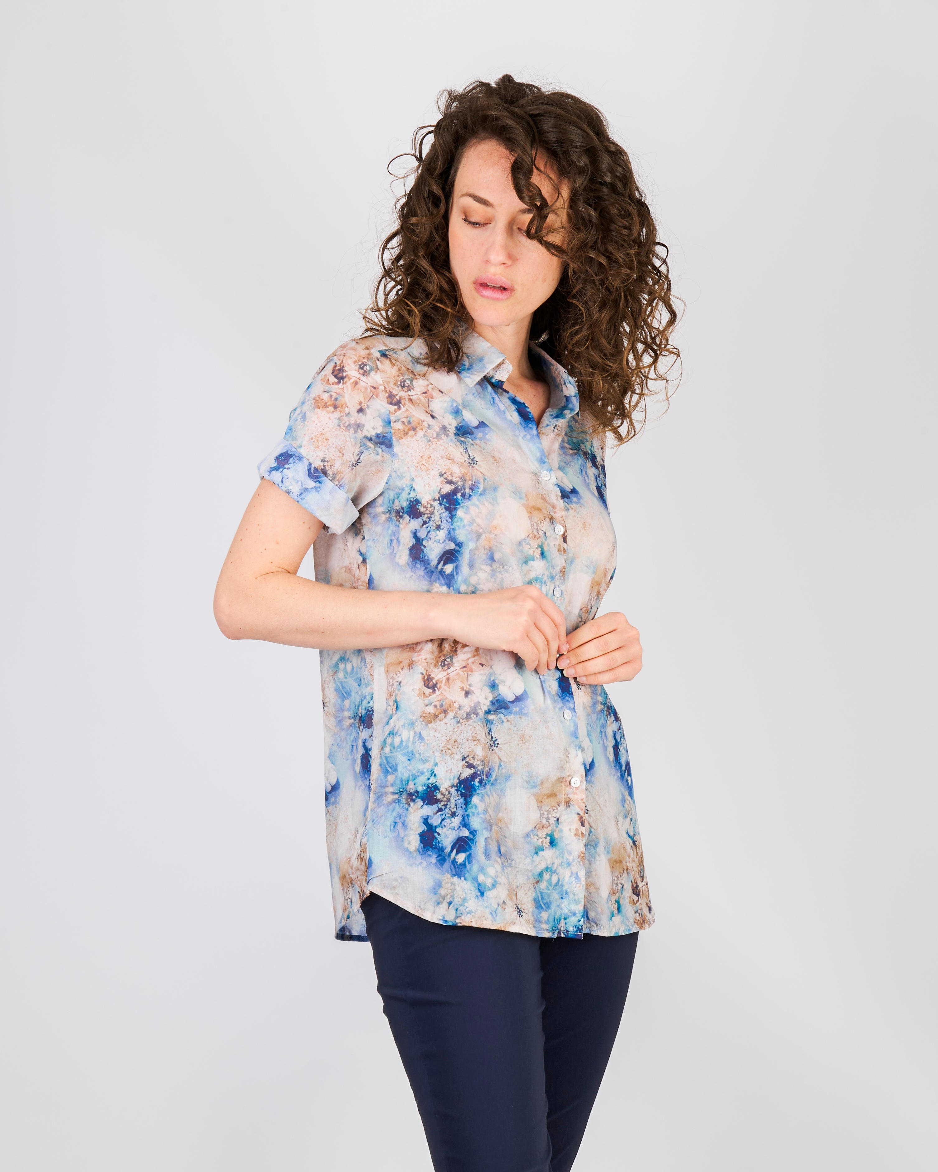 Camicia in mussola cotone 25-221