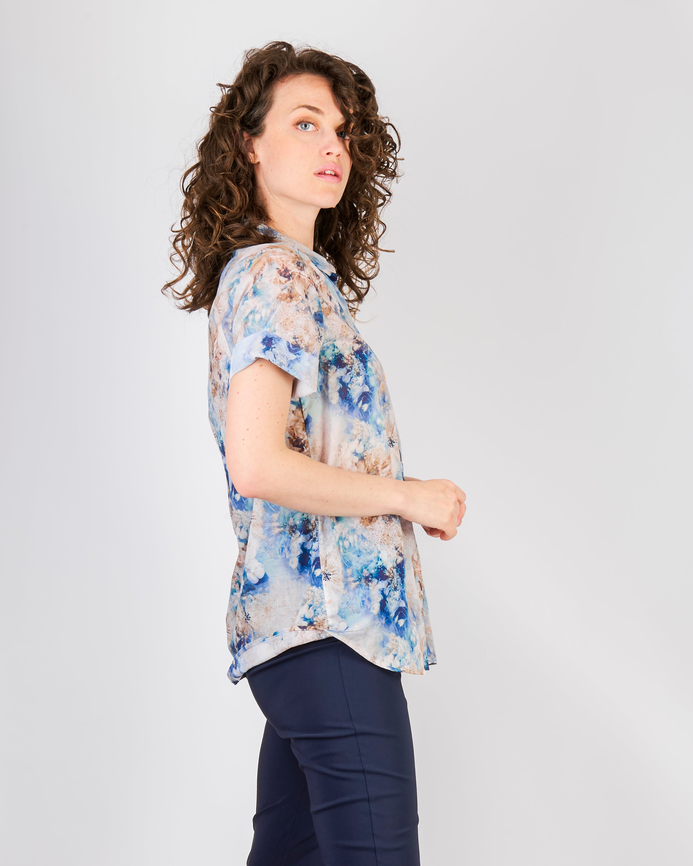 Camicia in mussola cotone 25-221