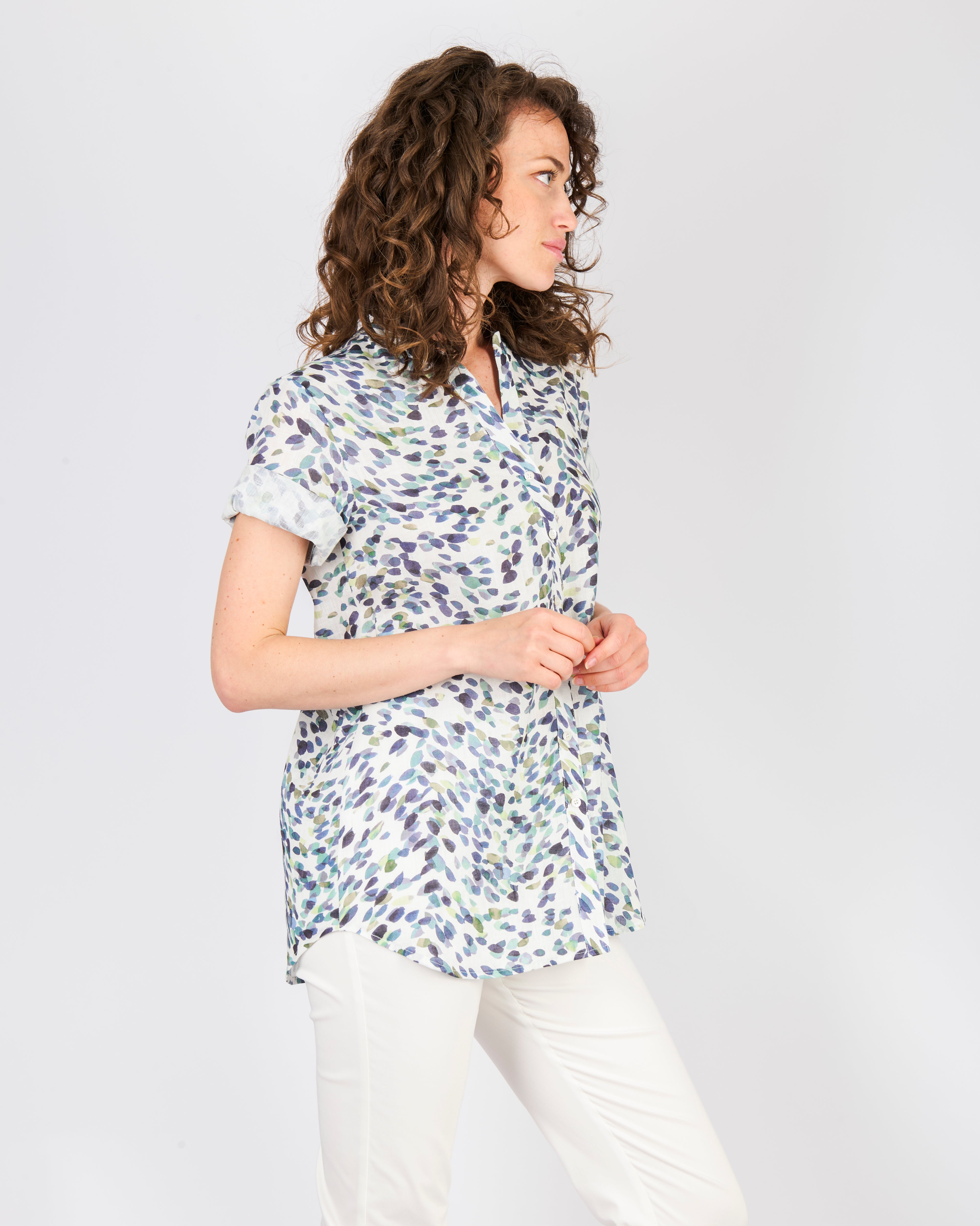 Camicia coreana lino e cotone 25-20M