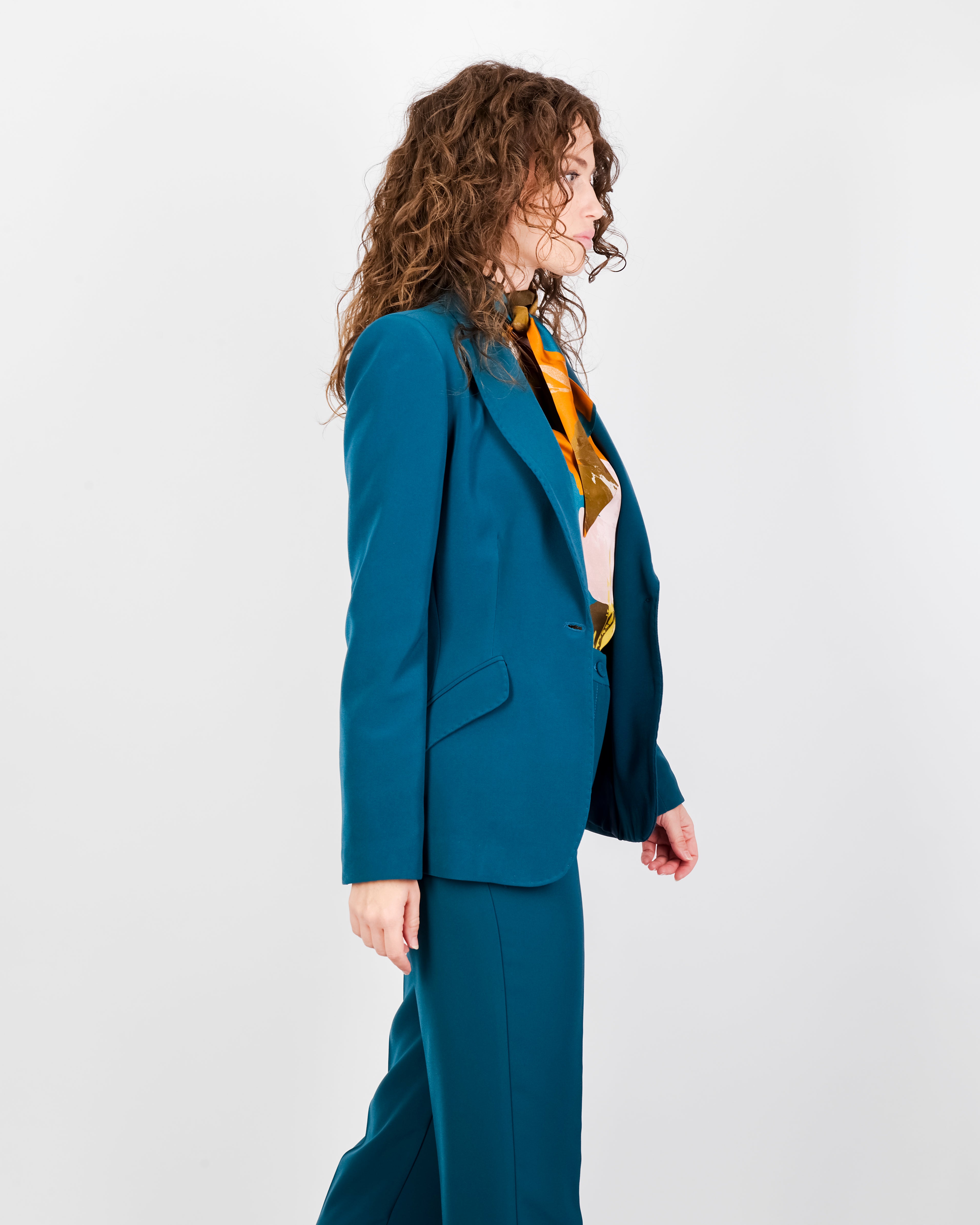 Giacca bottone crepe CESARE