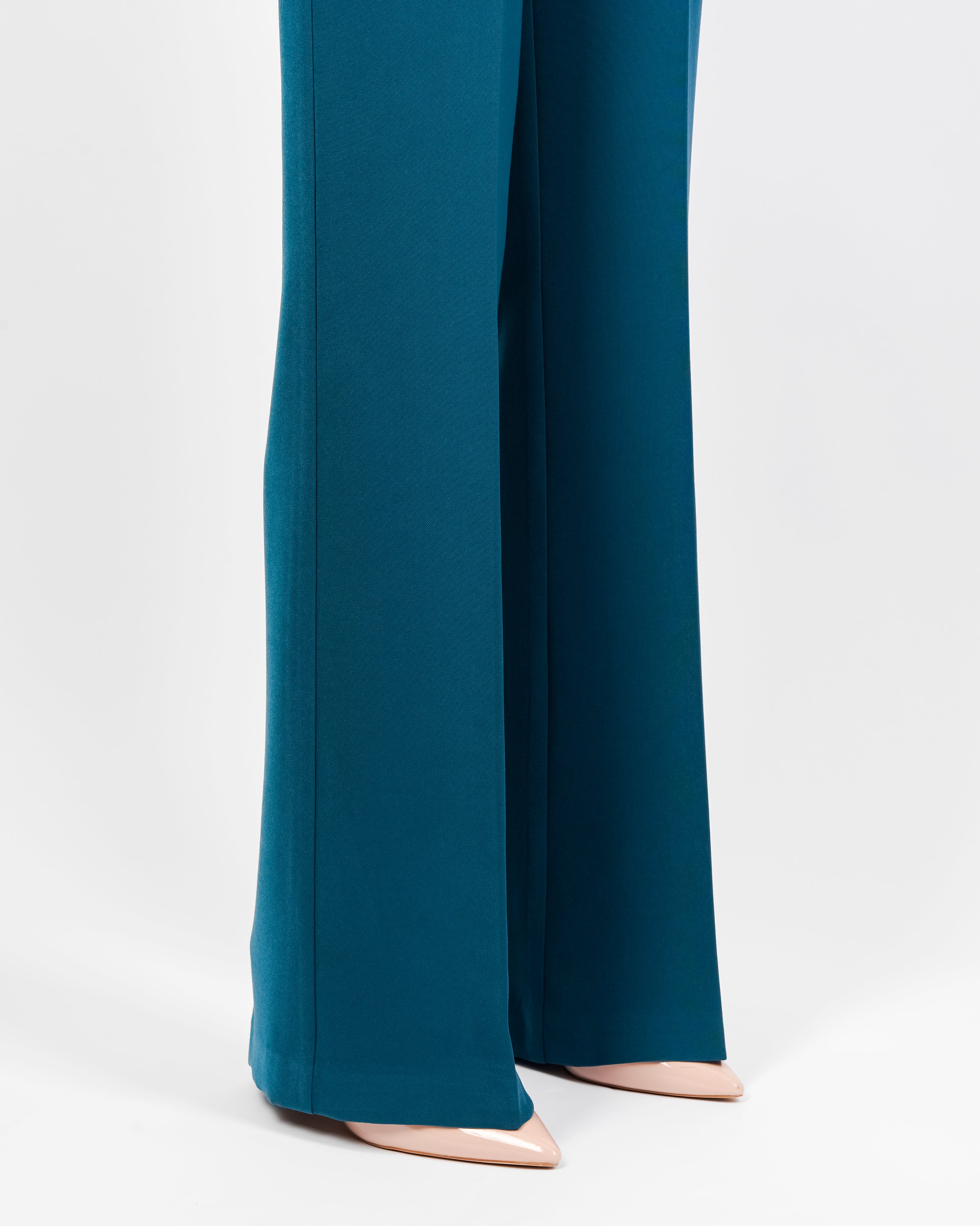 Pantalone a zampa in crepe CHIUSA