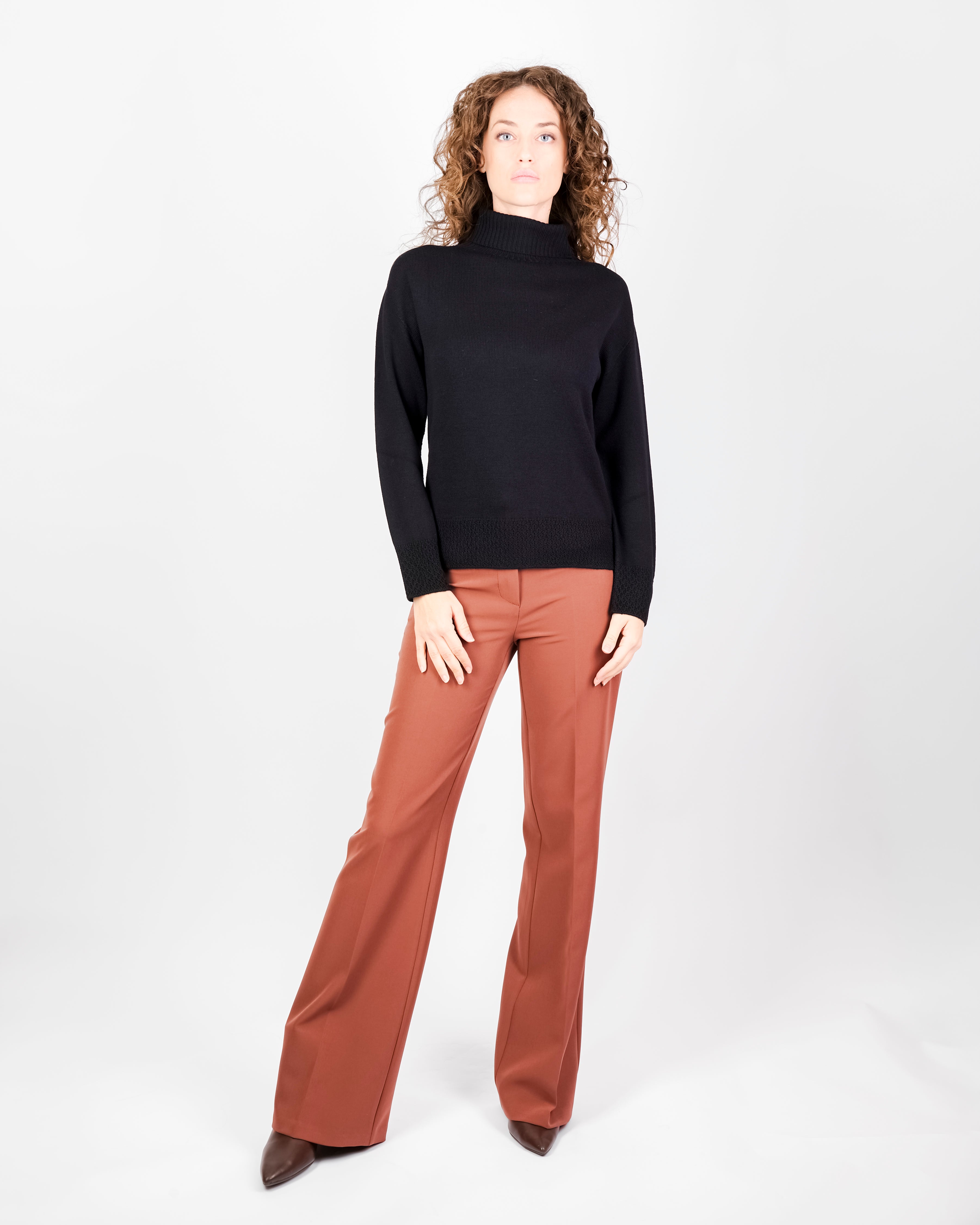 MAglia dolcevita motivo fondo links CA 266D