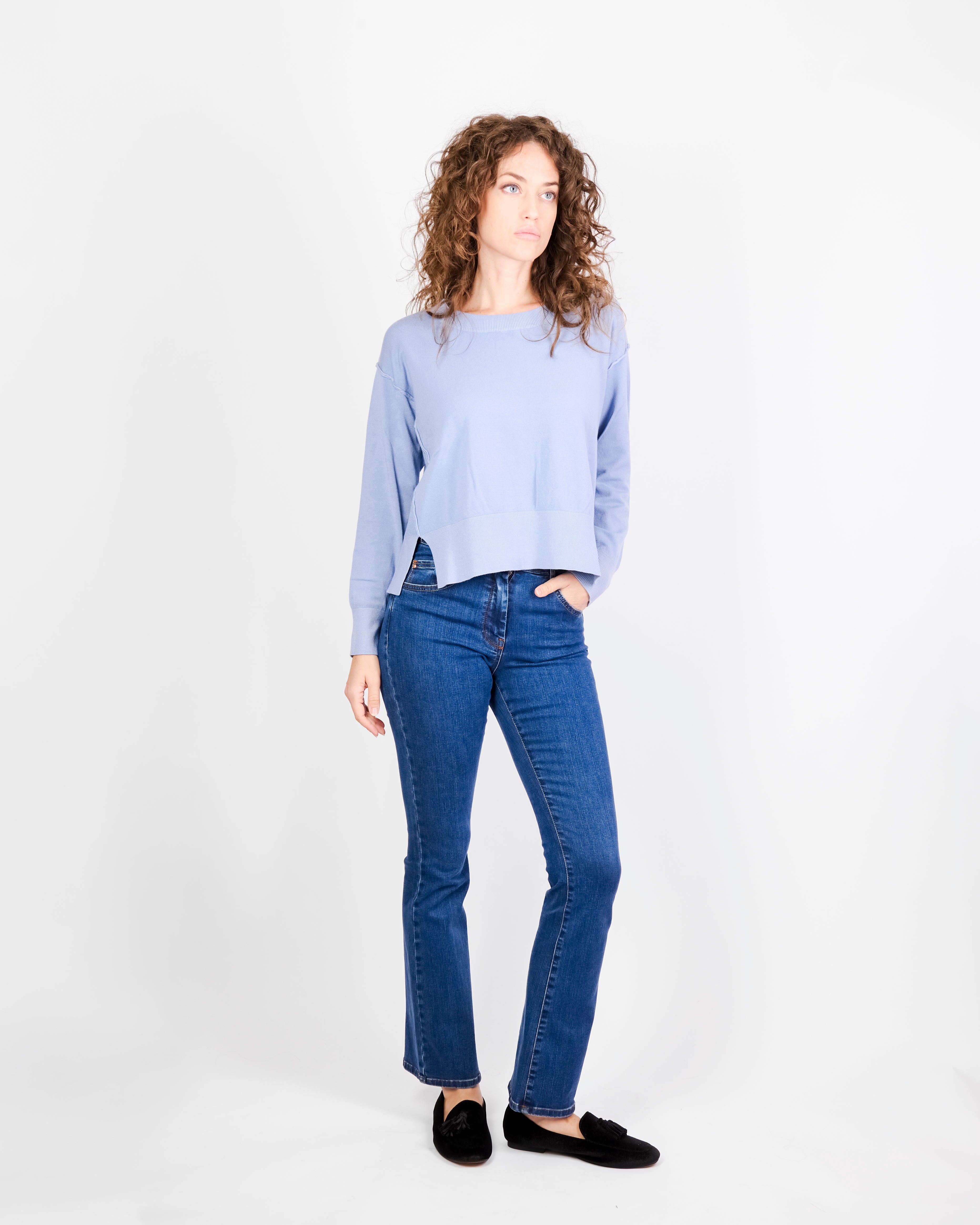 Maglia girocollo cuciture esterne MISSIONE