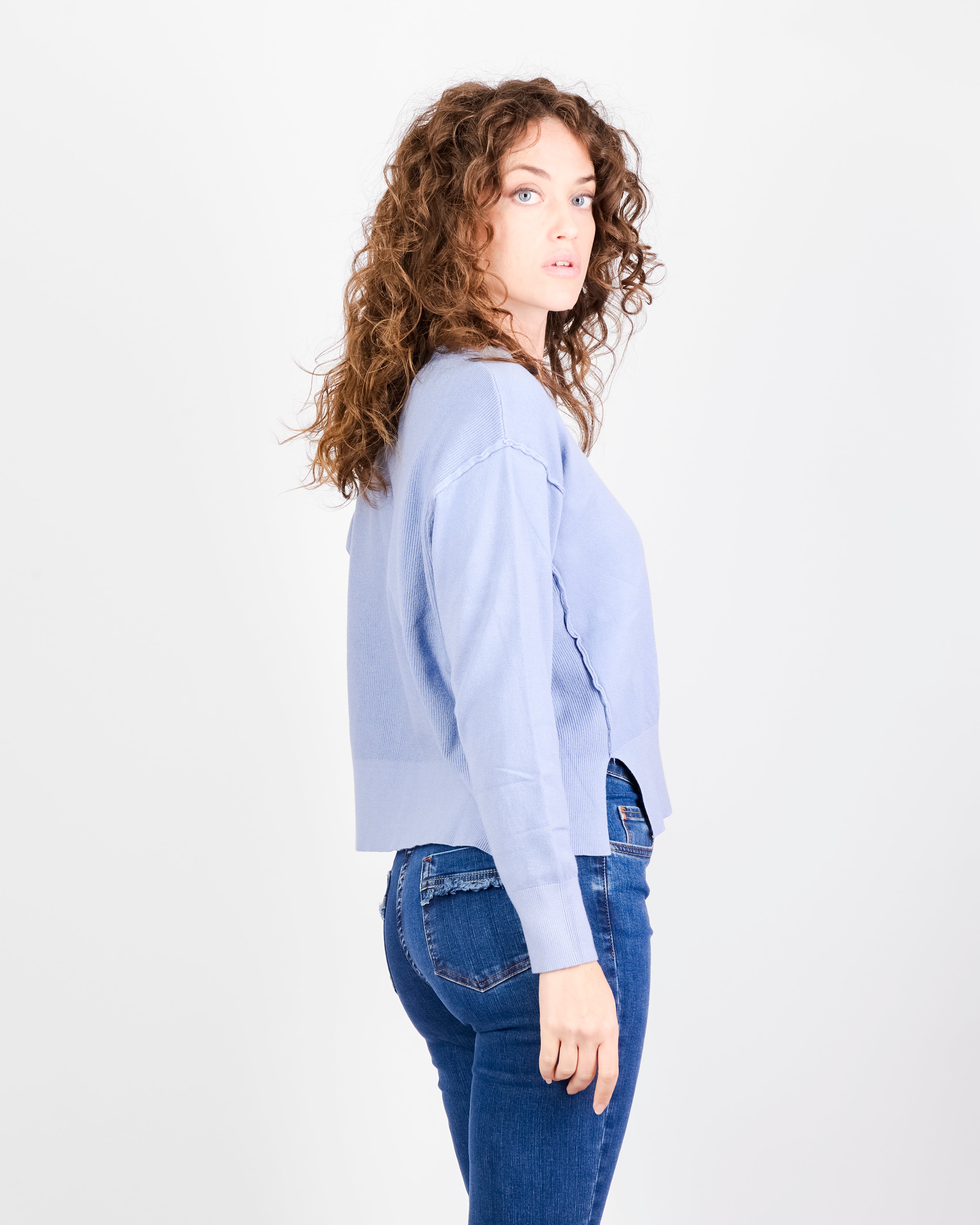 Maglia girocollo cuciture esterne MISSIONE