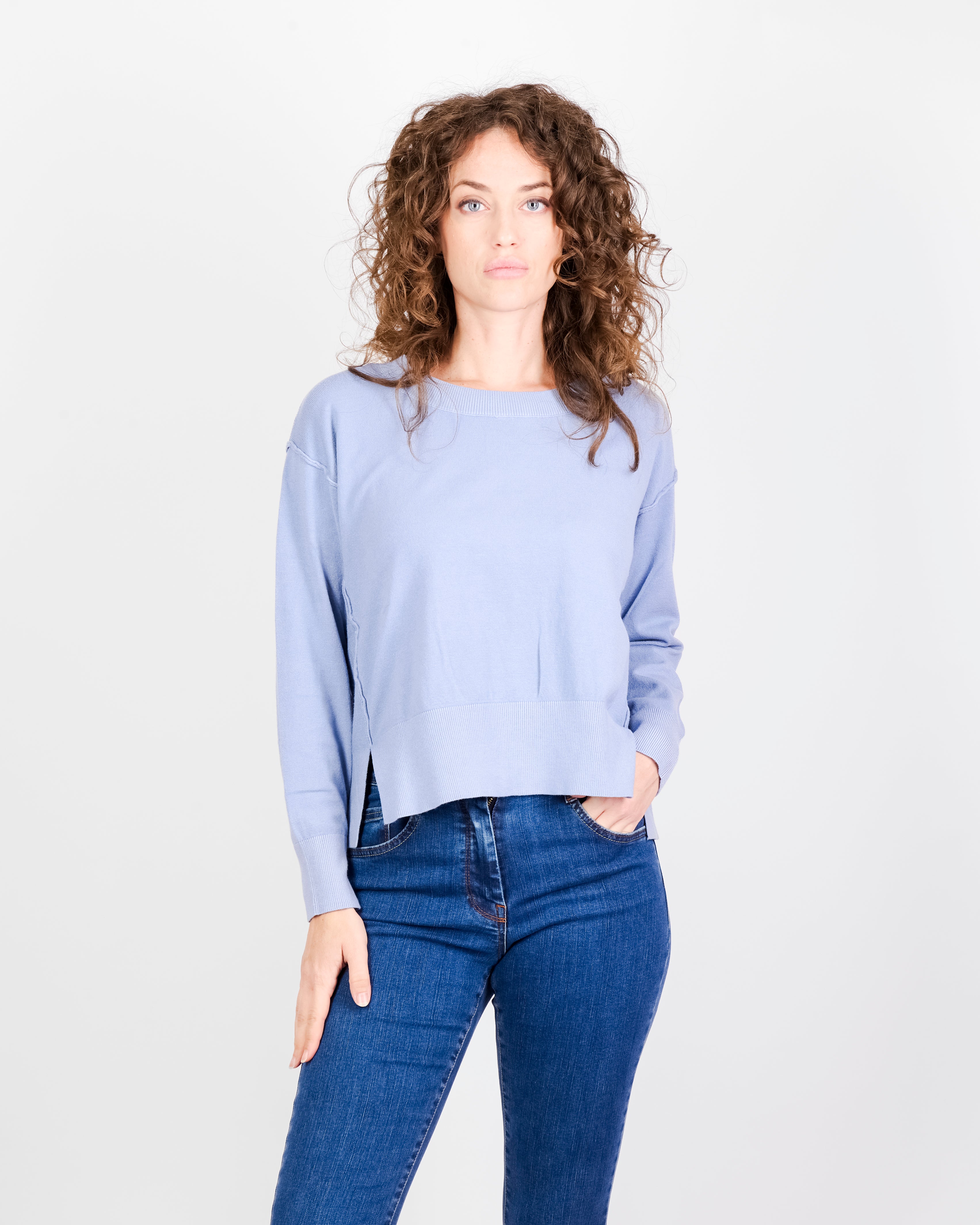 Maglia girocollo cuciture esterne MISSIONE