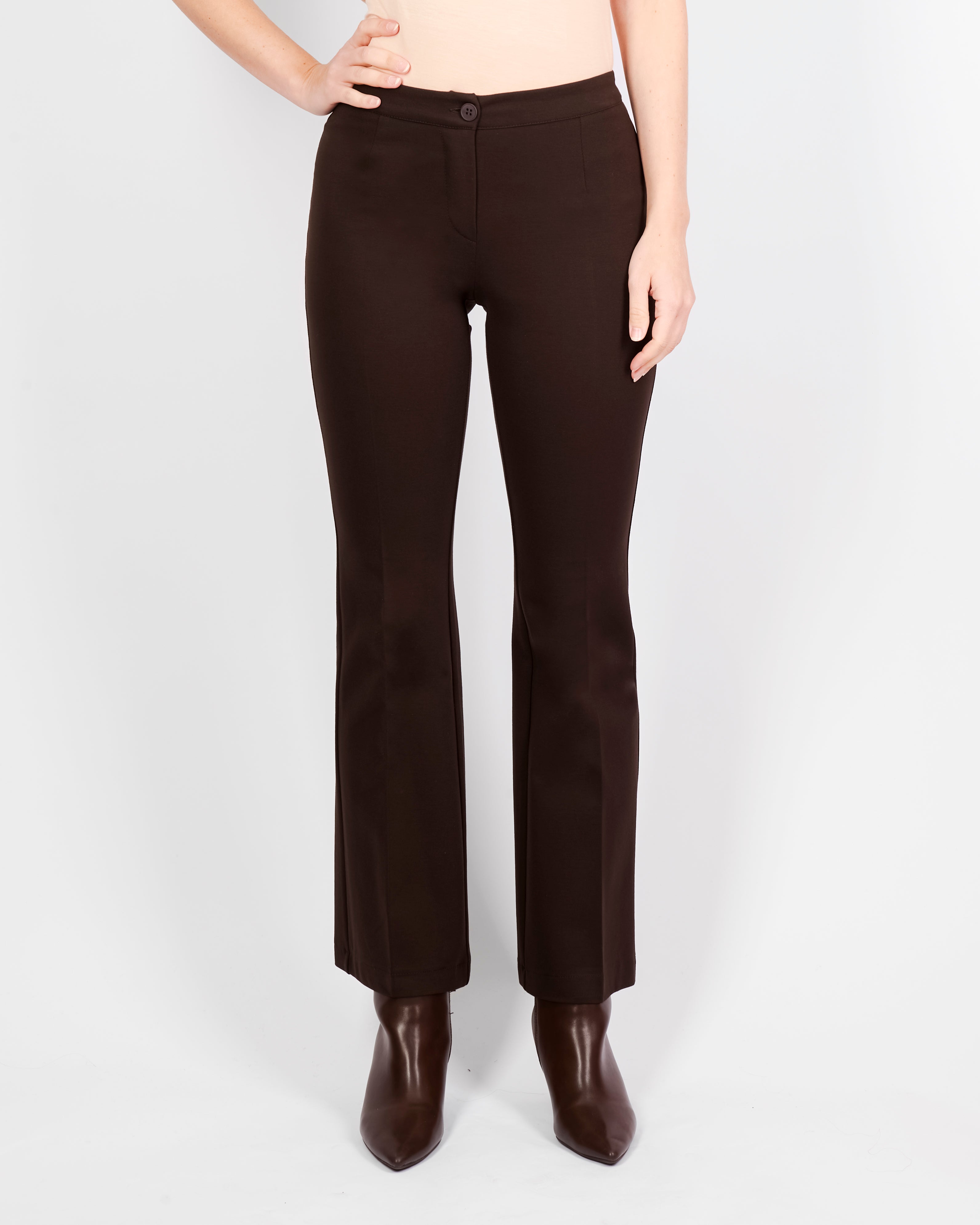 Pantalone zampetta punto milano comfort H164/1