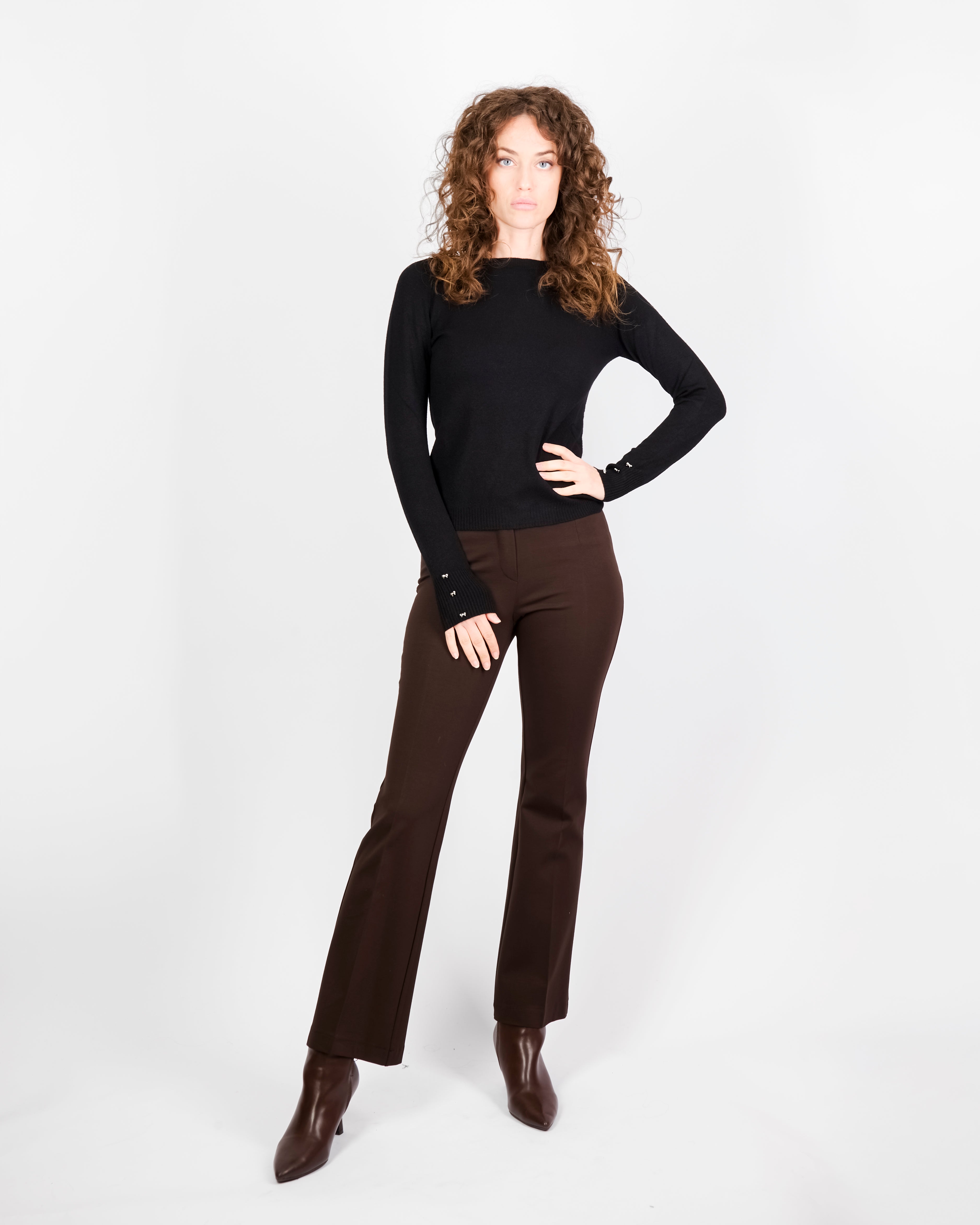 Maglia giro fiocchi gioiello polsini PA4122