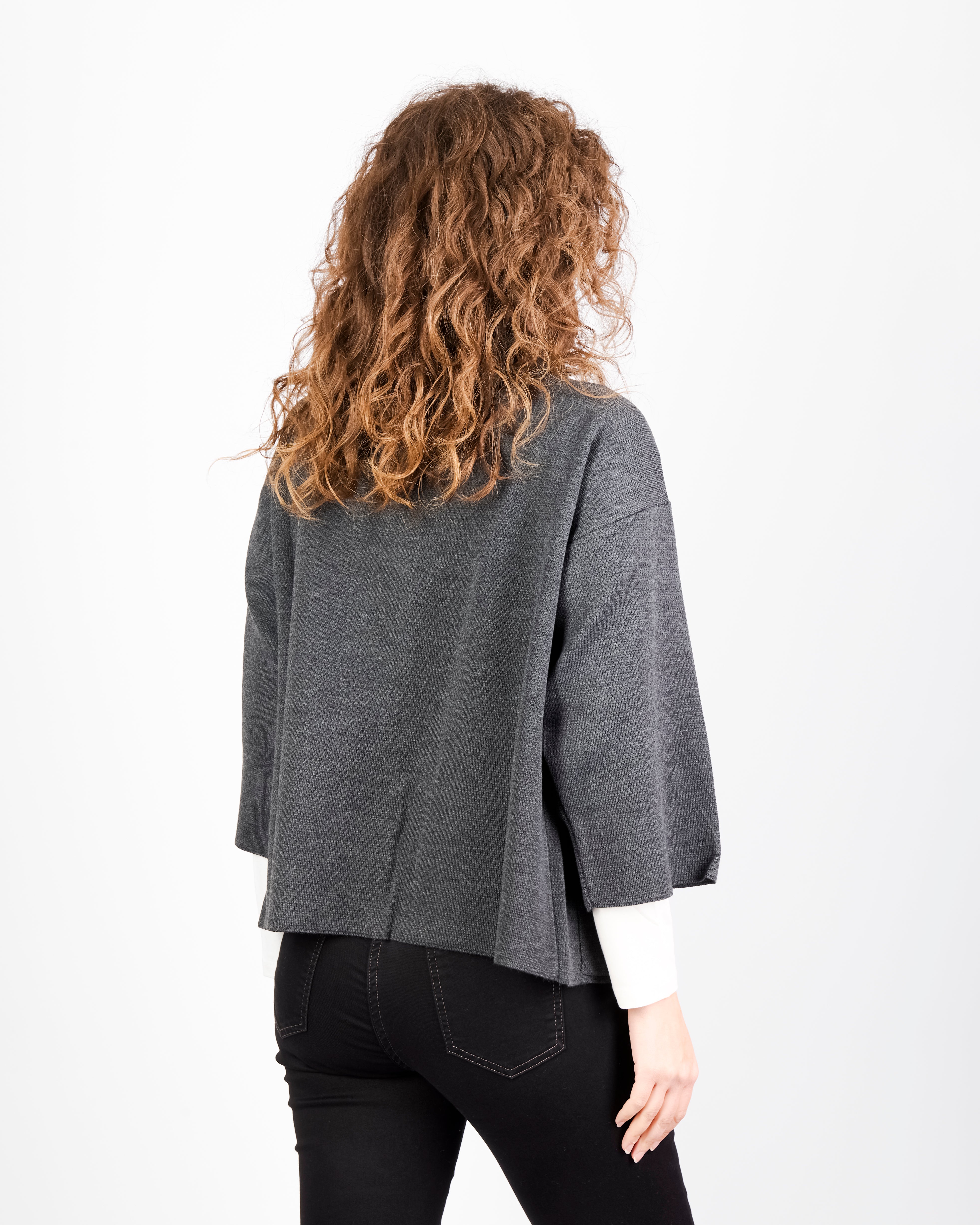 Cappottino punto maglia collo e tasche CAP1371