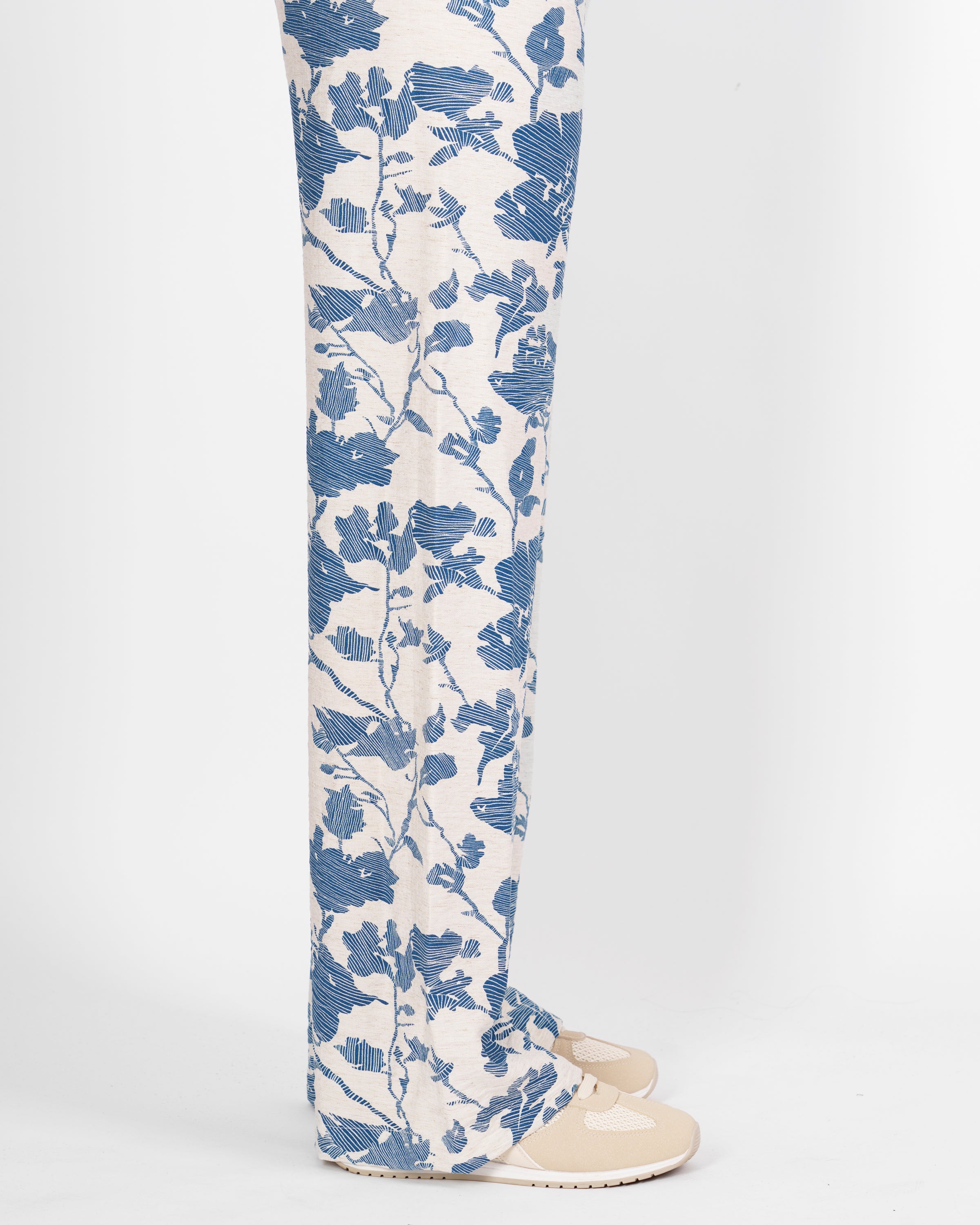 Pantalone elastico vita Viscosa e Lino VISCOLINO