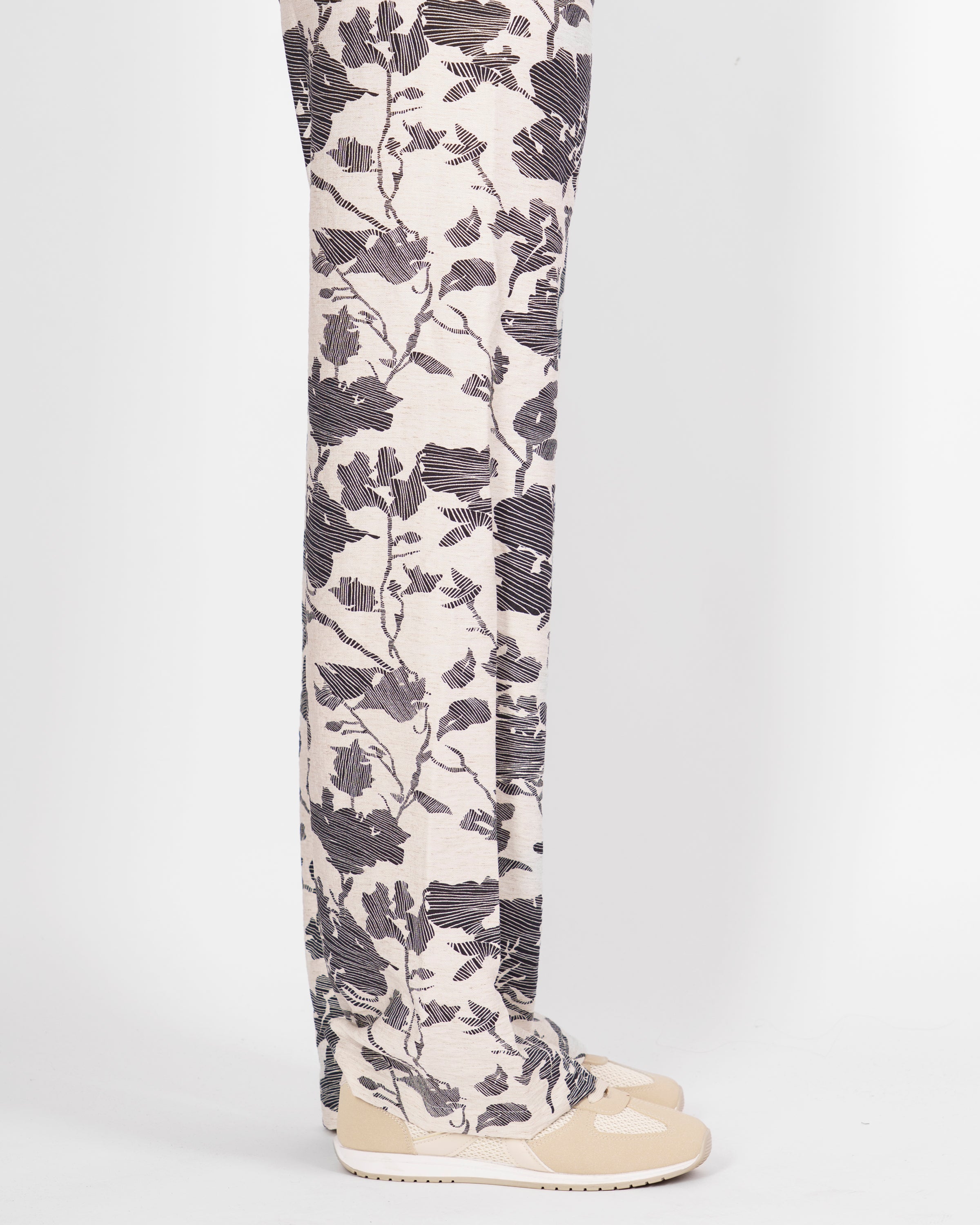 Pantalone elastico vita Viscosa e Lino VISCOLINO