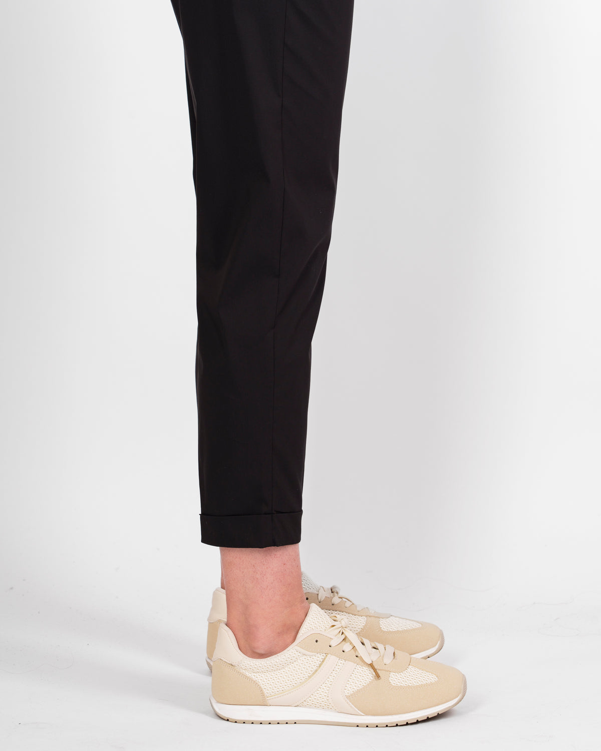 Pantalone in cotone con risvolto 1012/60