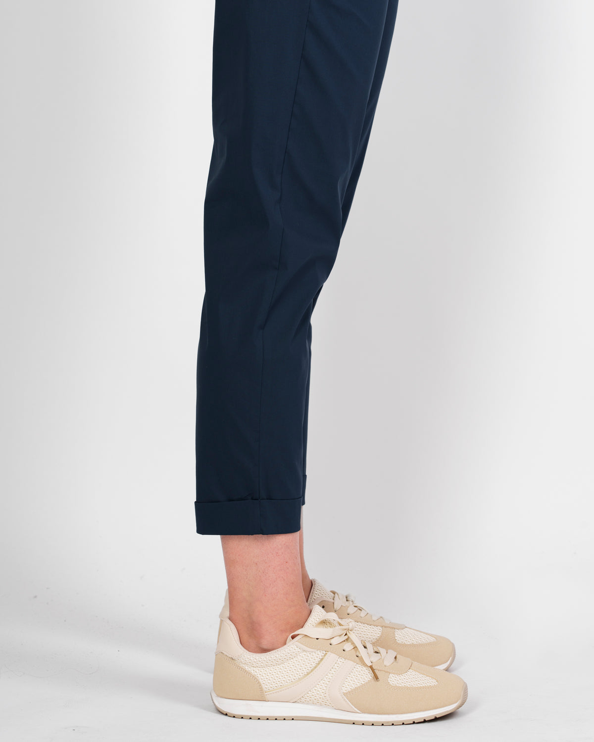 Pantalone in cotone con risvolto 1012/60