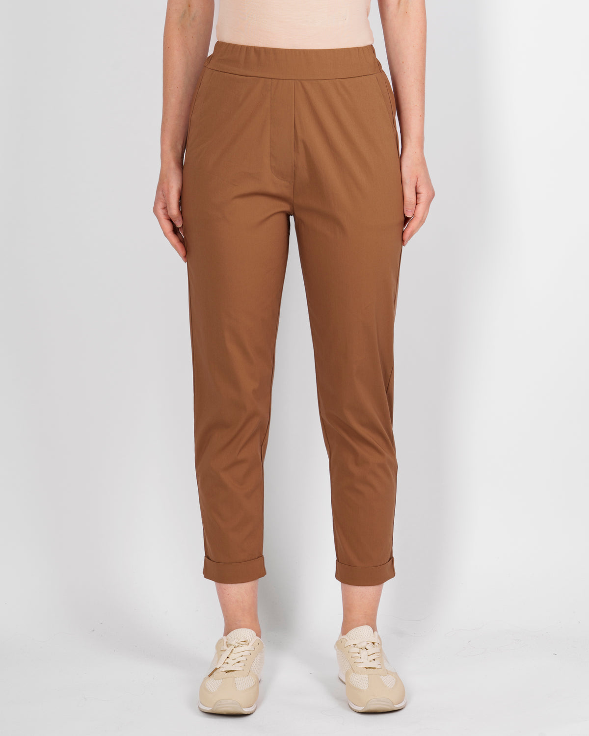 Pantalone in cotone con risvolto 1012/60