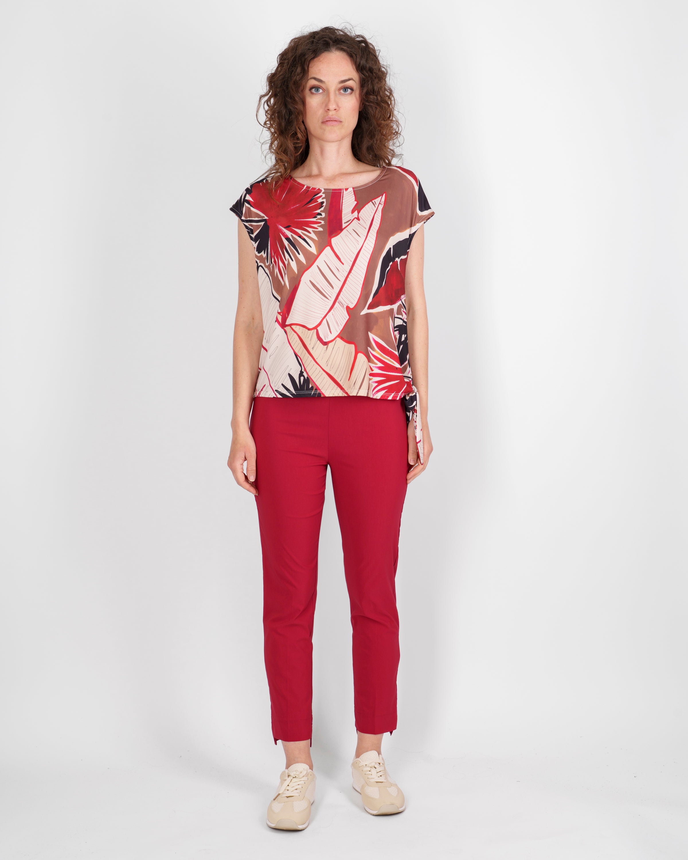 Pantalone scalino viscosa leggera 1072/11