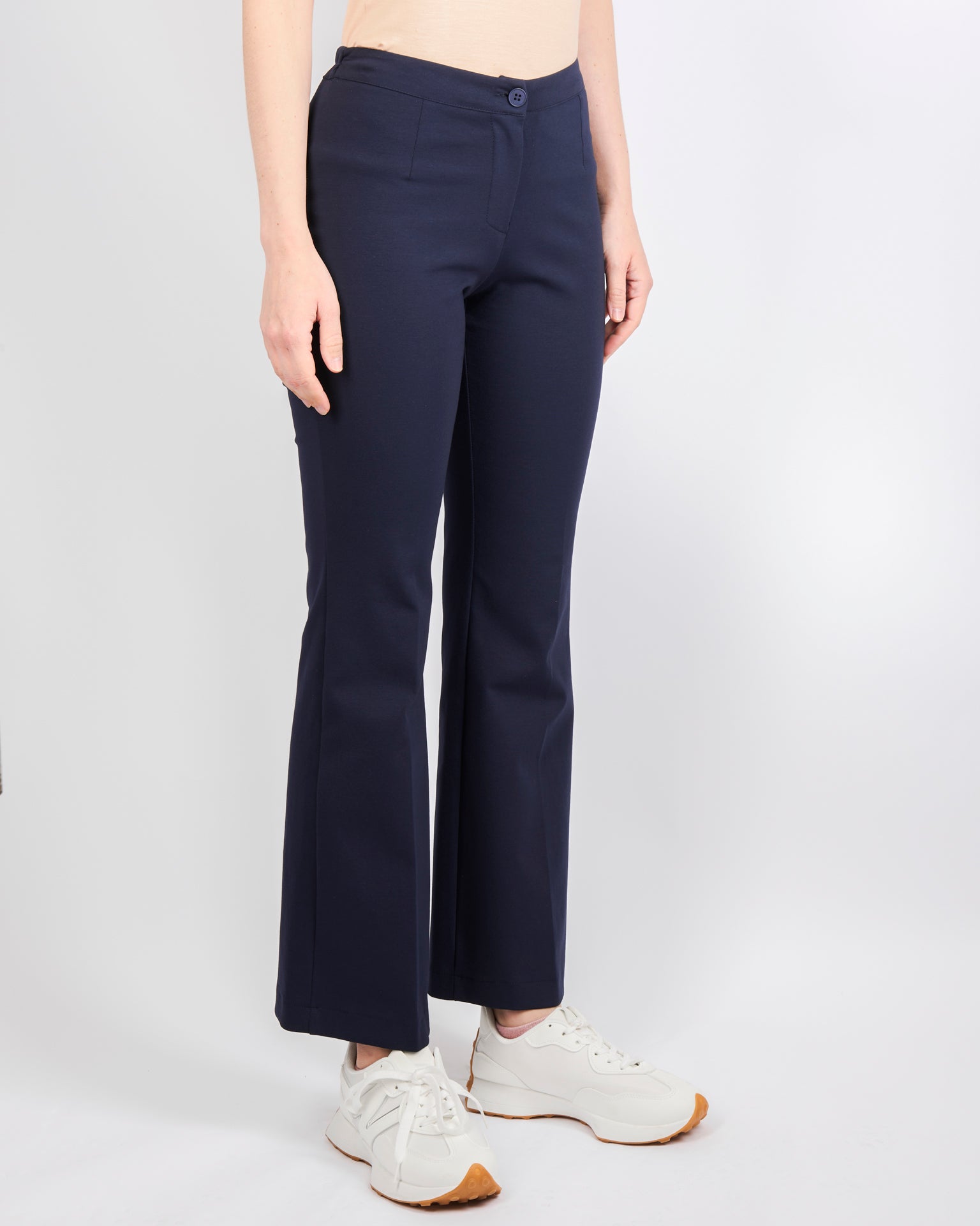 Pantalone zampa punto milano comfort G164/1