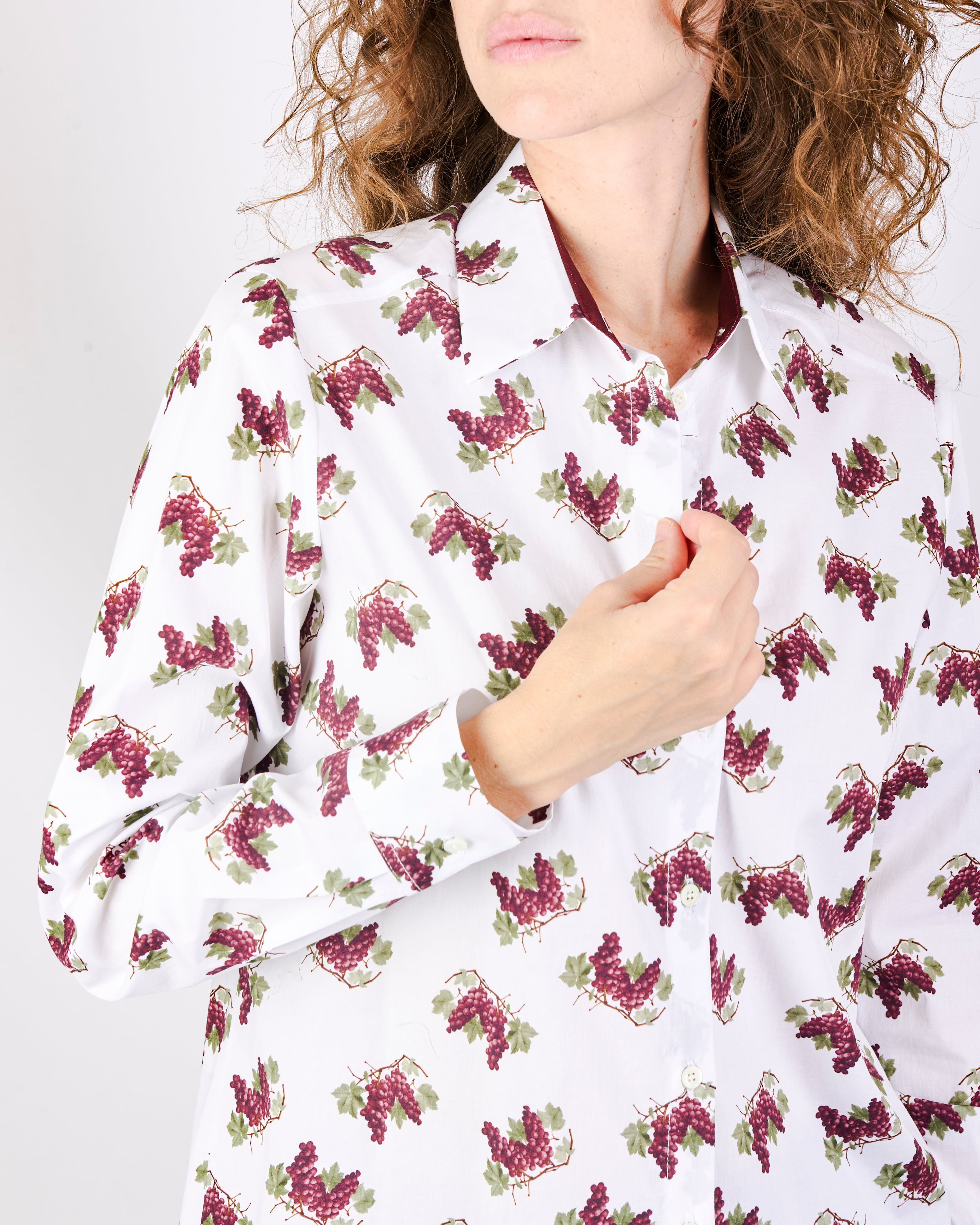 Camicia in cotone fantasia UVA
