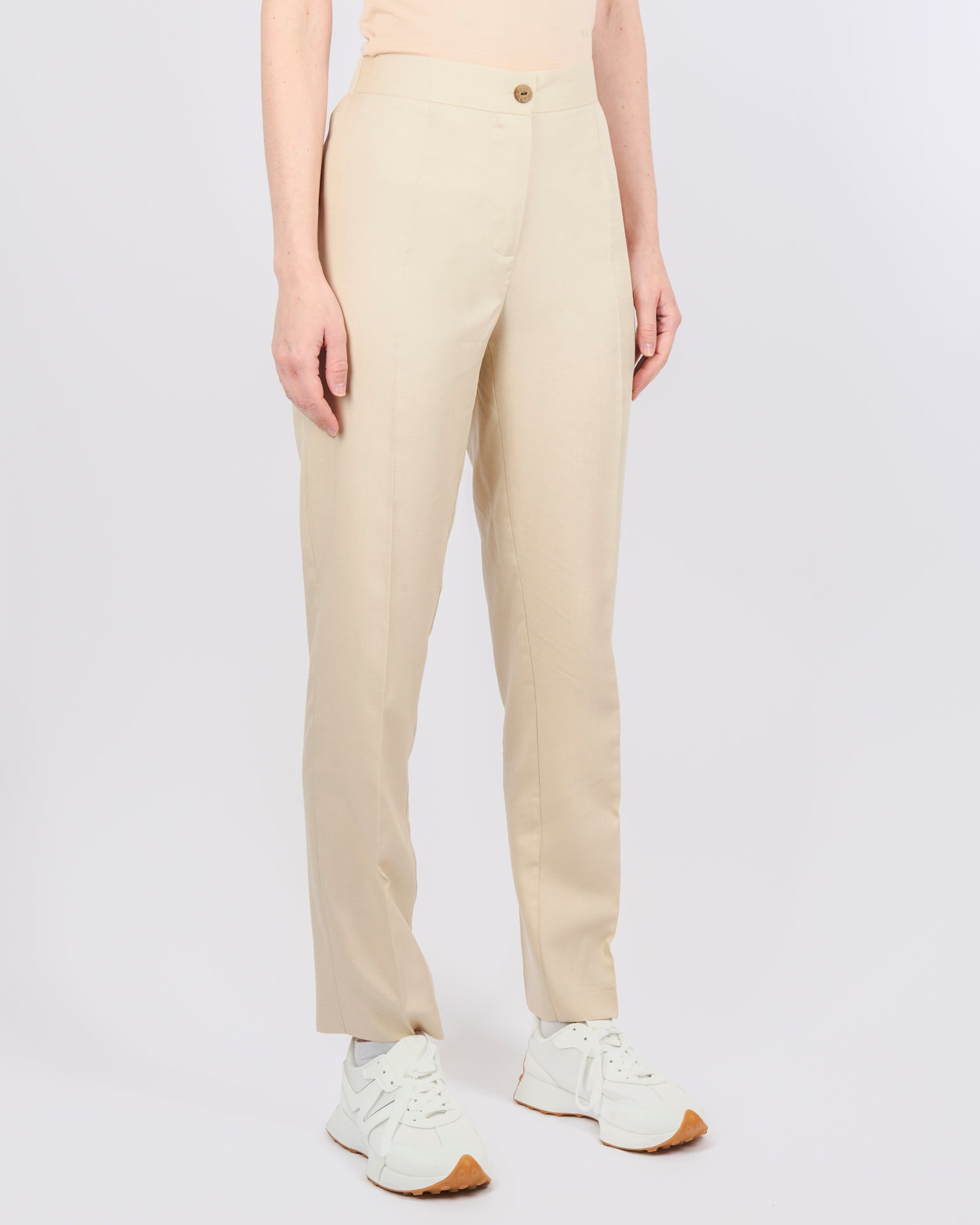 Pantalone elastico dietro lino LASCITO
