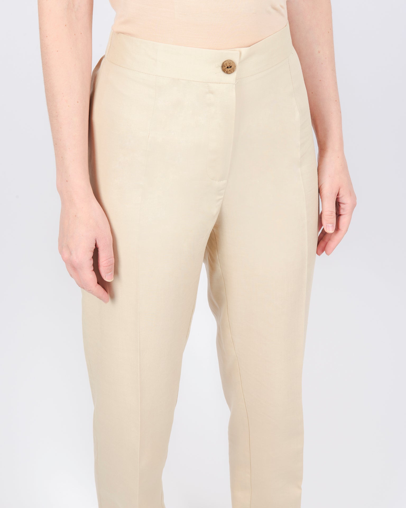 Pantalone elastico dietro lino LASCITO
