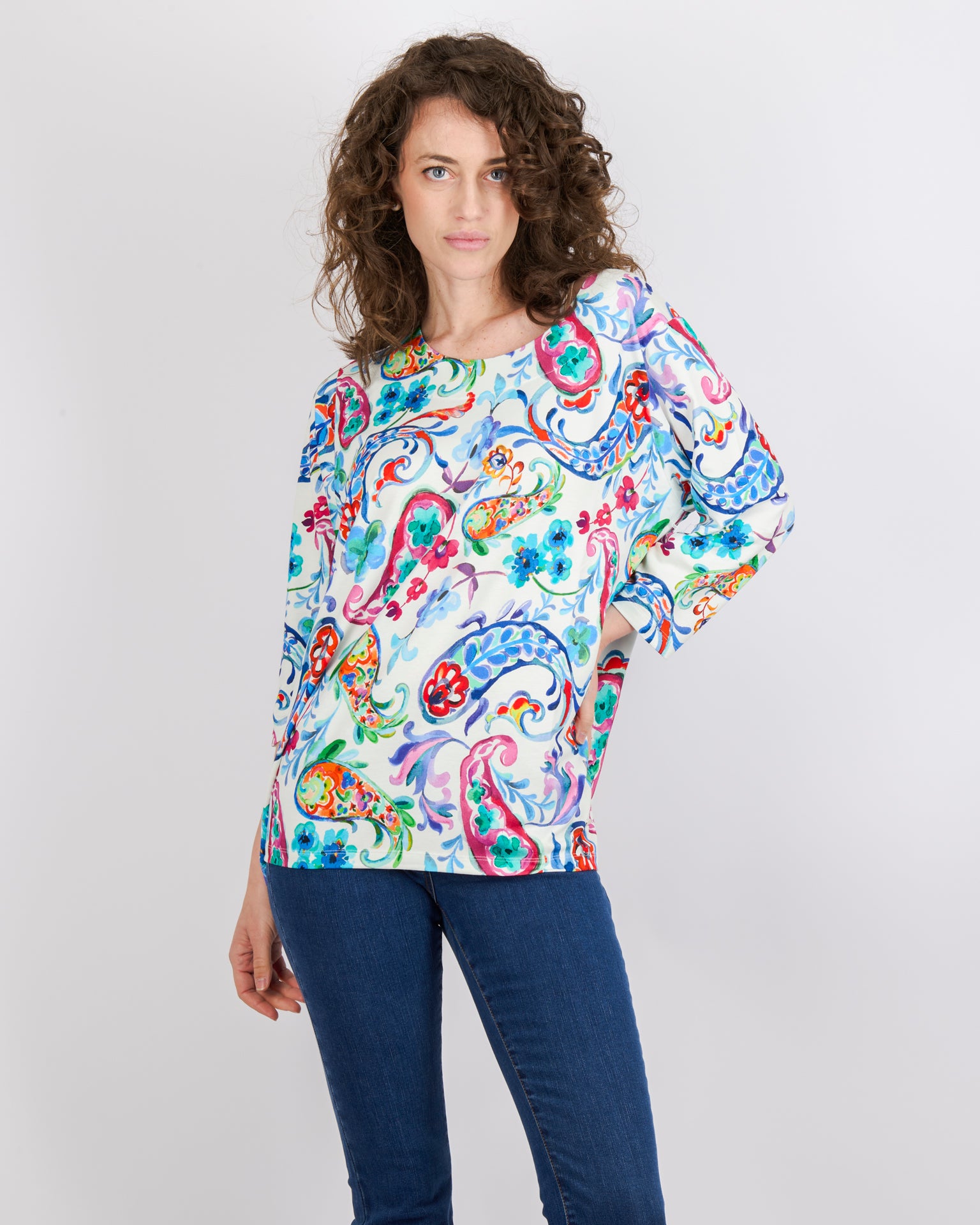 Maglia scollo lunetta Q 3/4