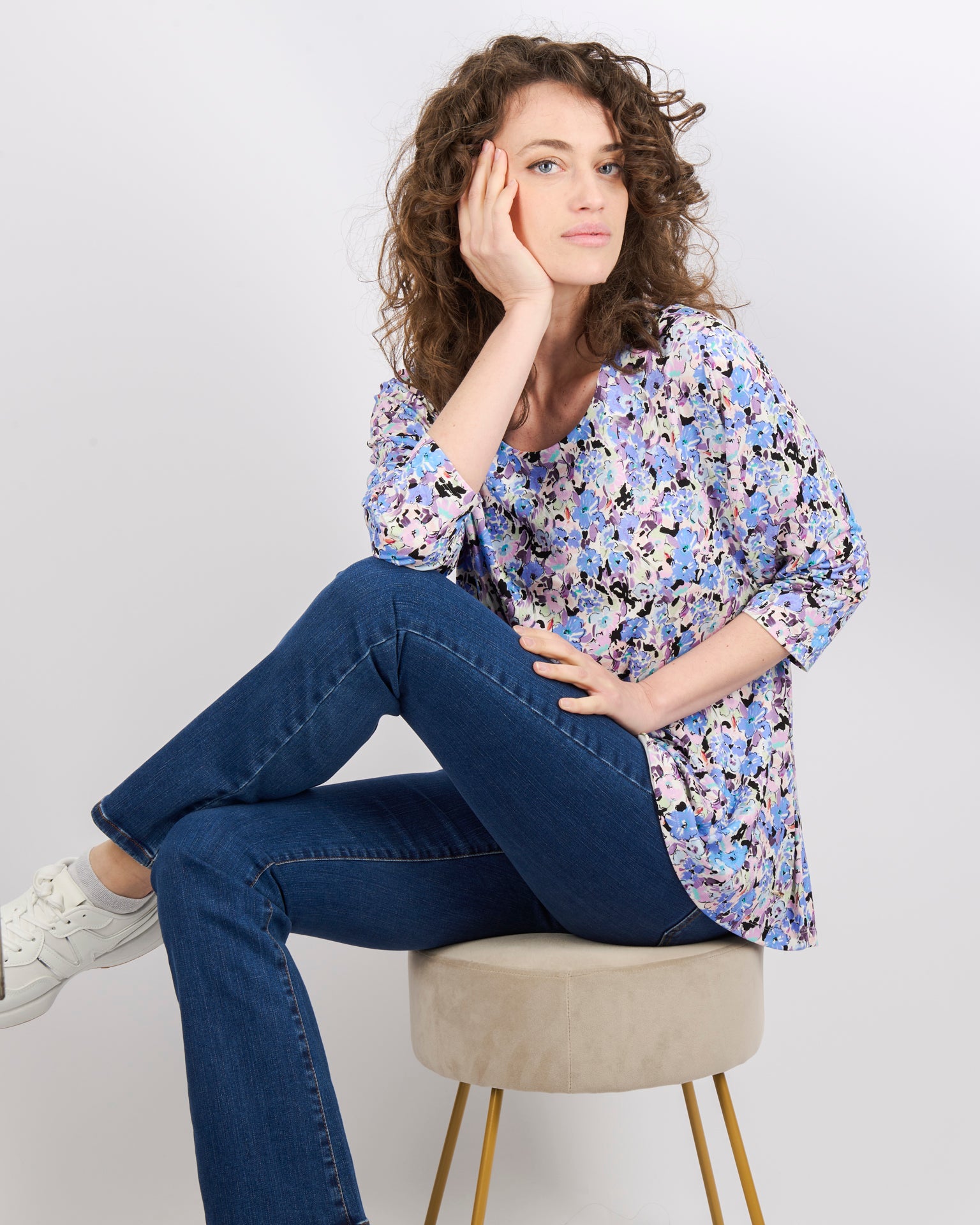 Maglia scollo lunetta Q 3/4
