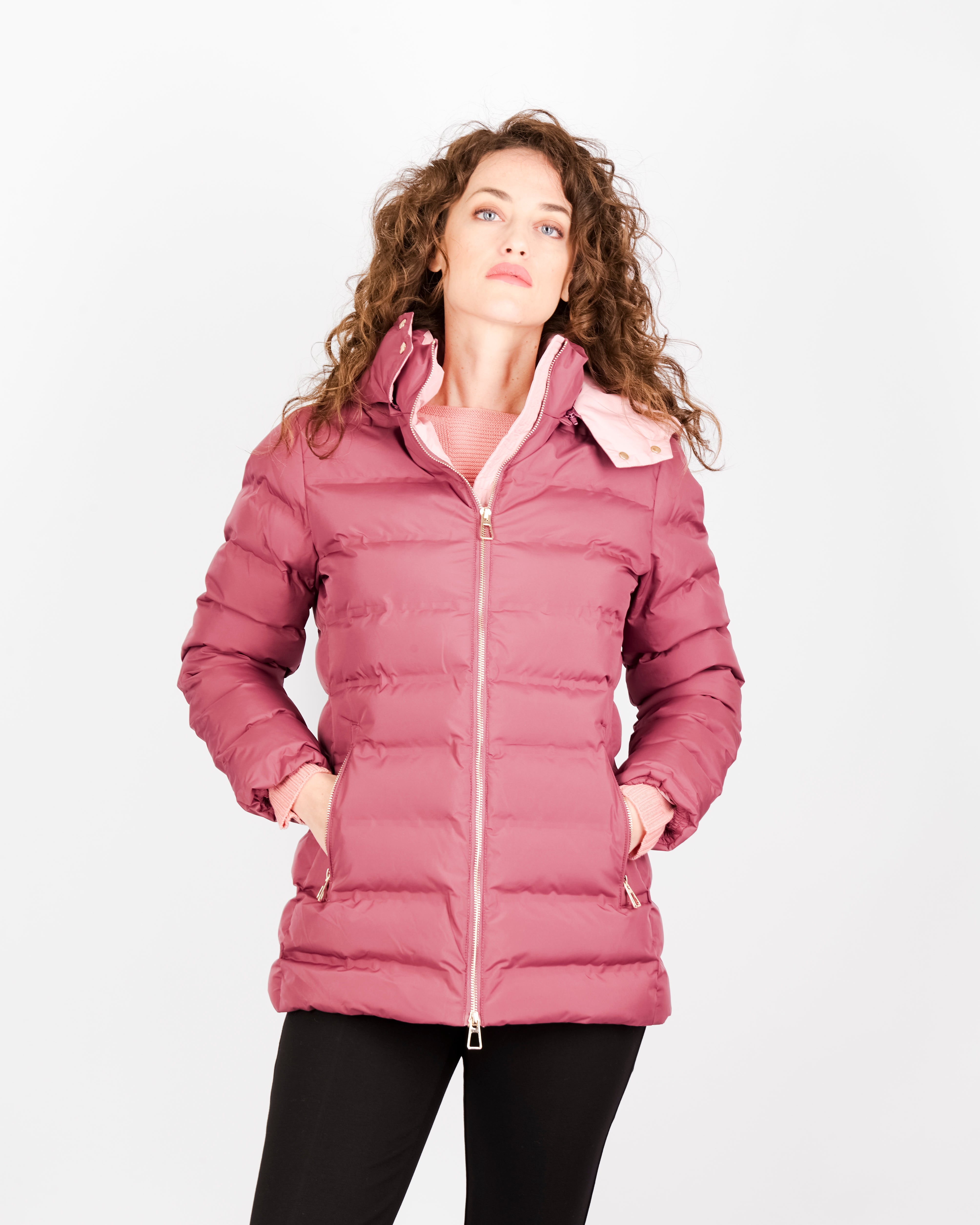 Piumino eco zip e cappuccio ANNA P