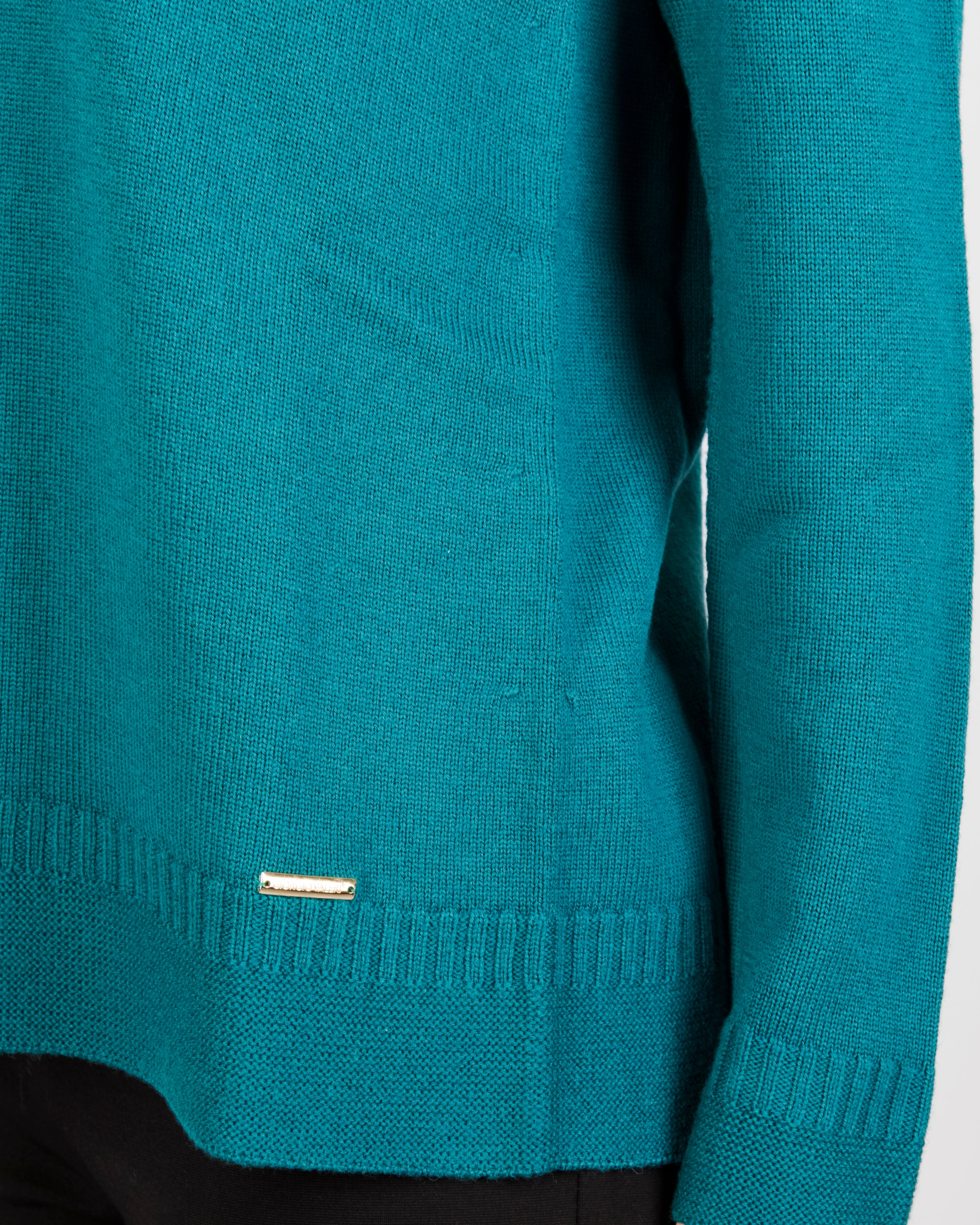 Maglia scollo a V fondo link Z9414