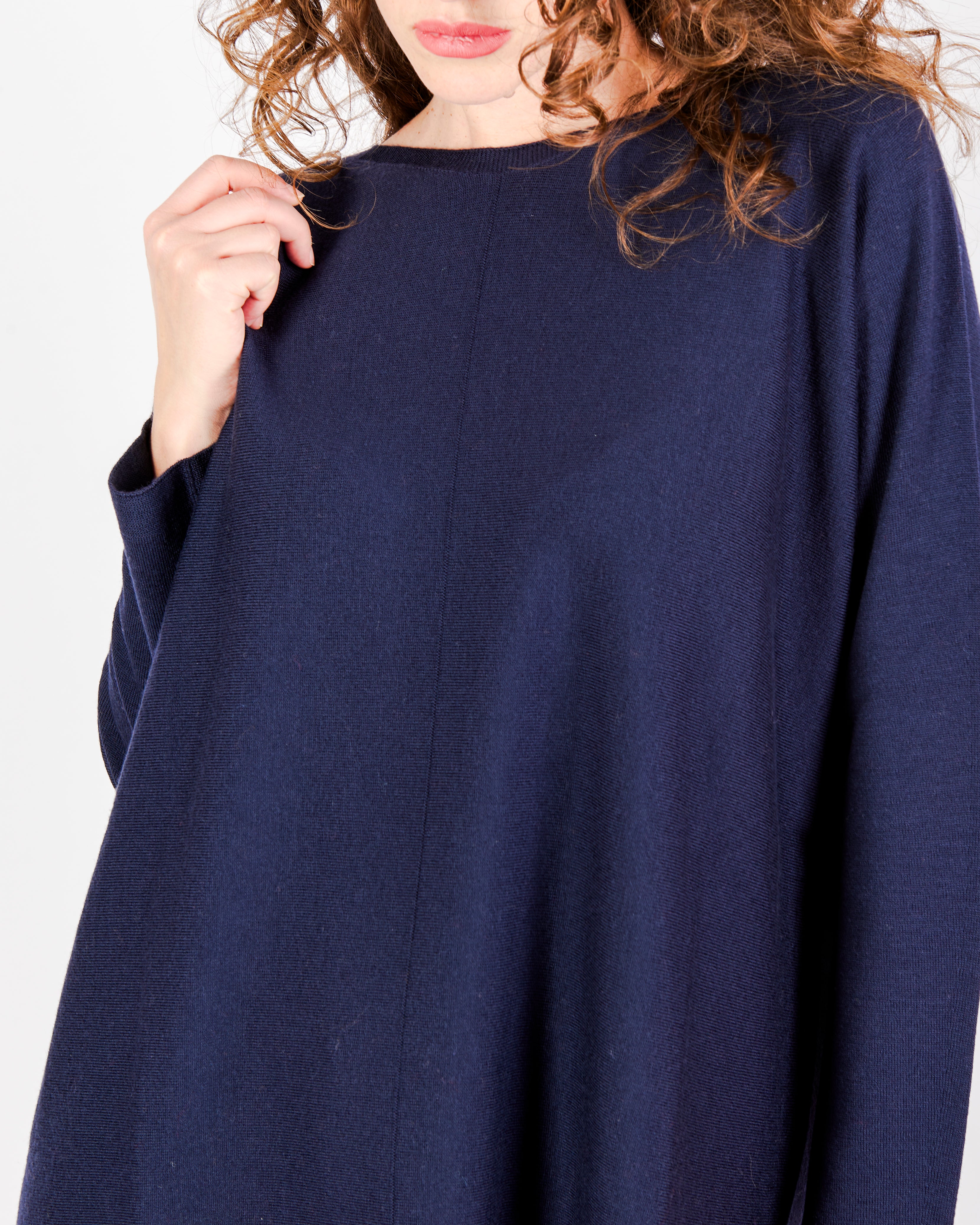 Maglia scatola over pura lana Z9509