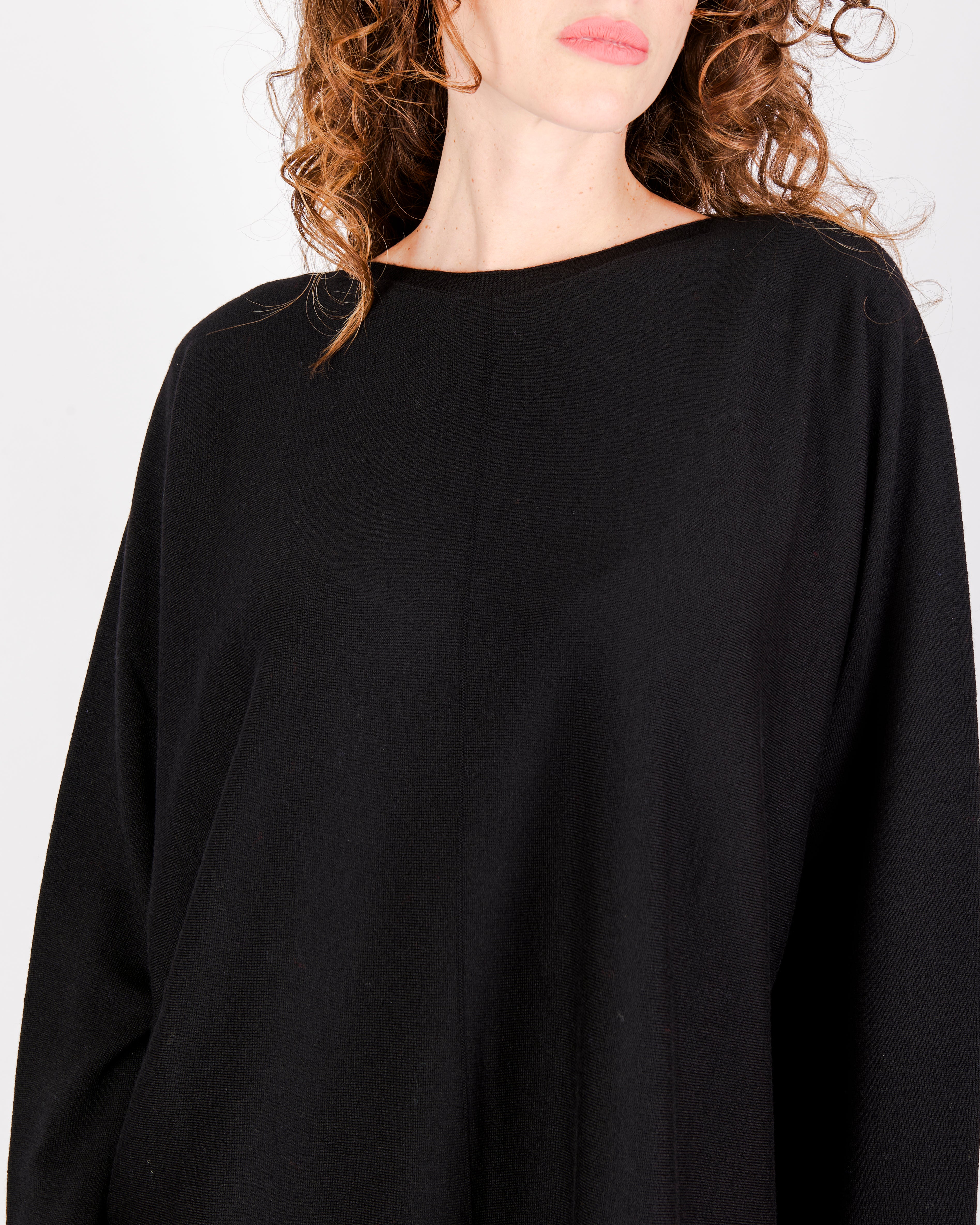 Maglia scatola over pura lana Z9509