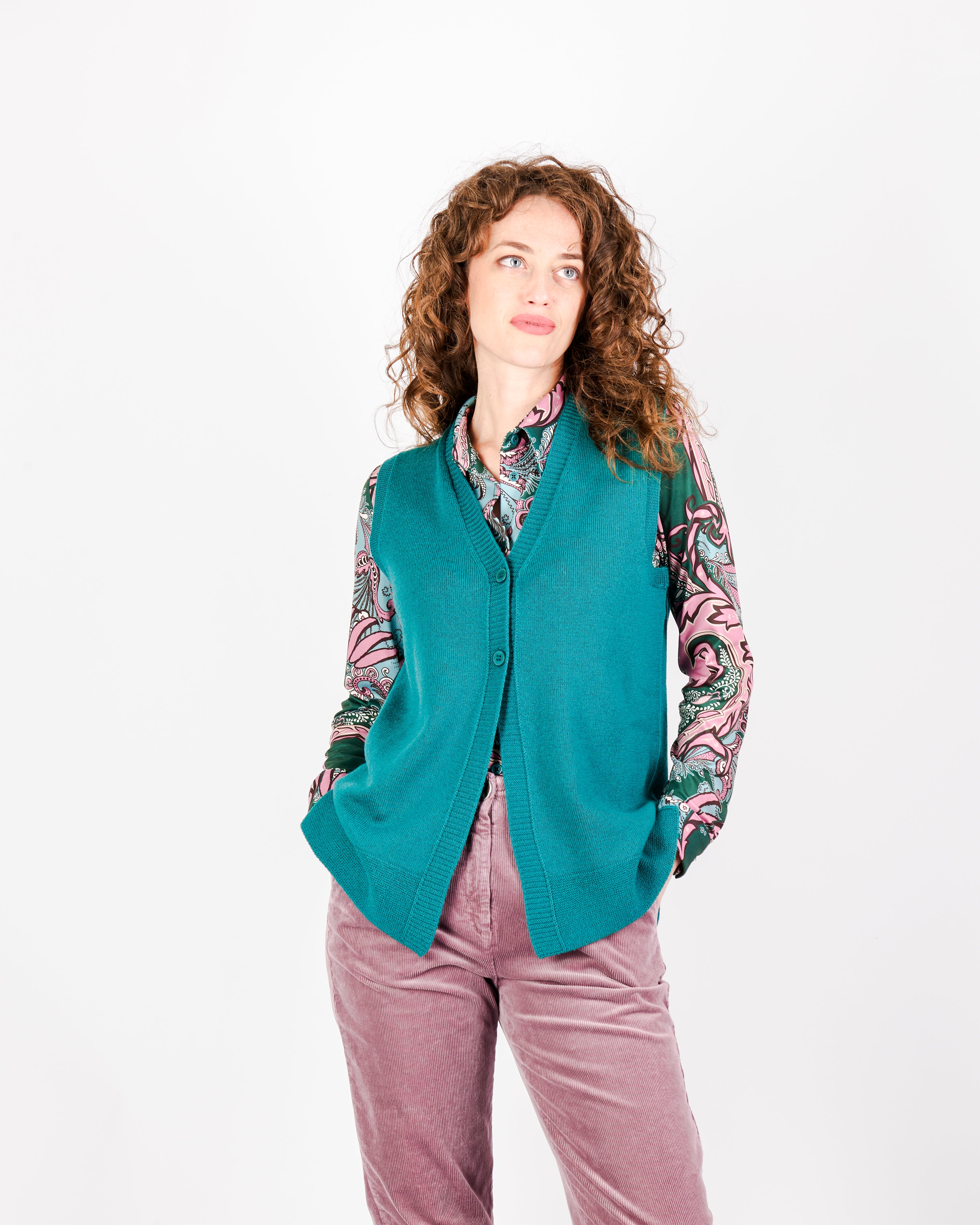 Gile' rasato pura lana 2 bottoni Z9627