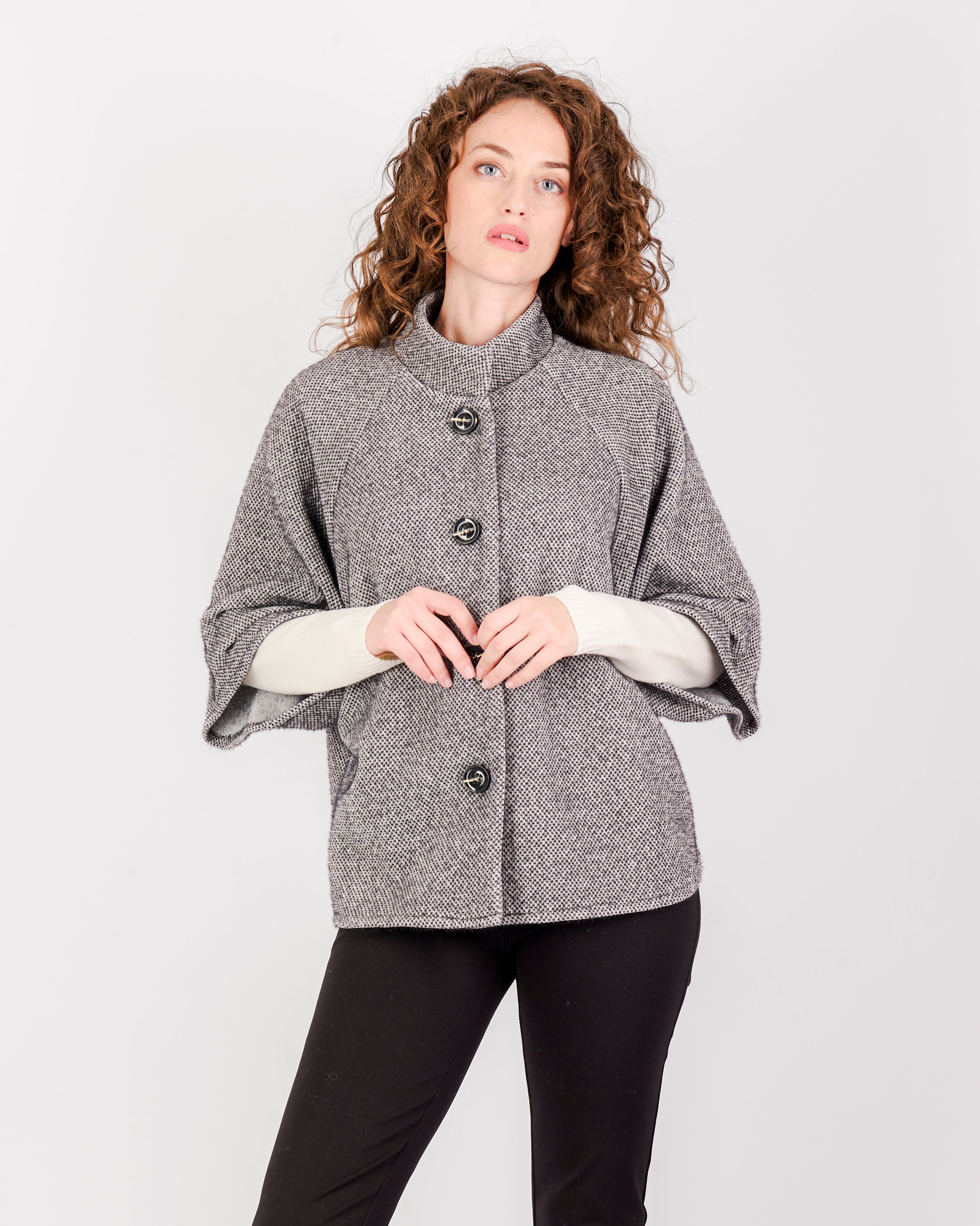 Cappa taglia unica bottoni DS1212