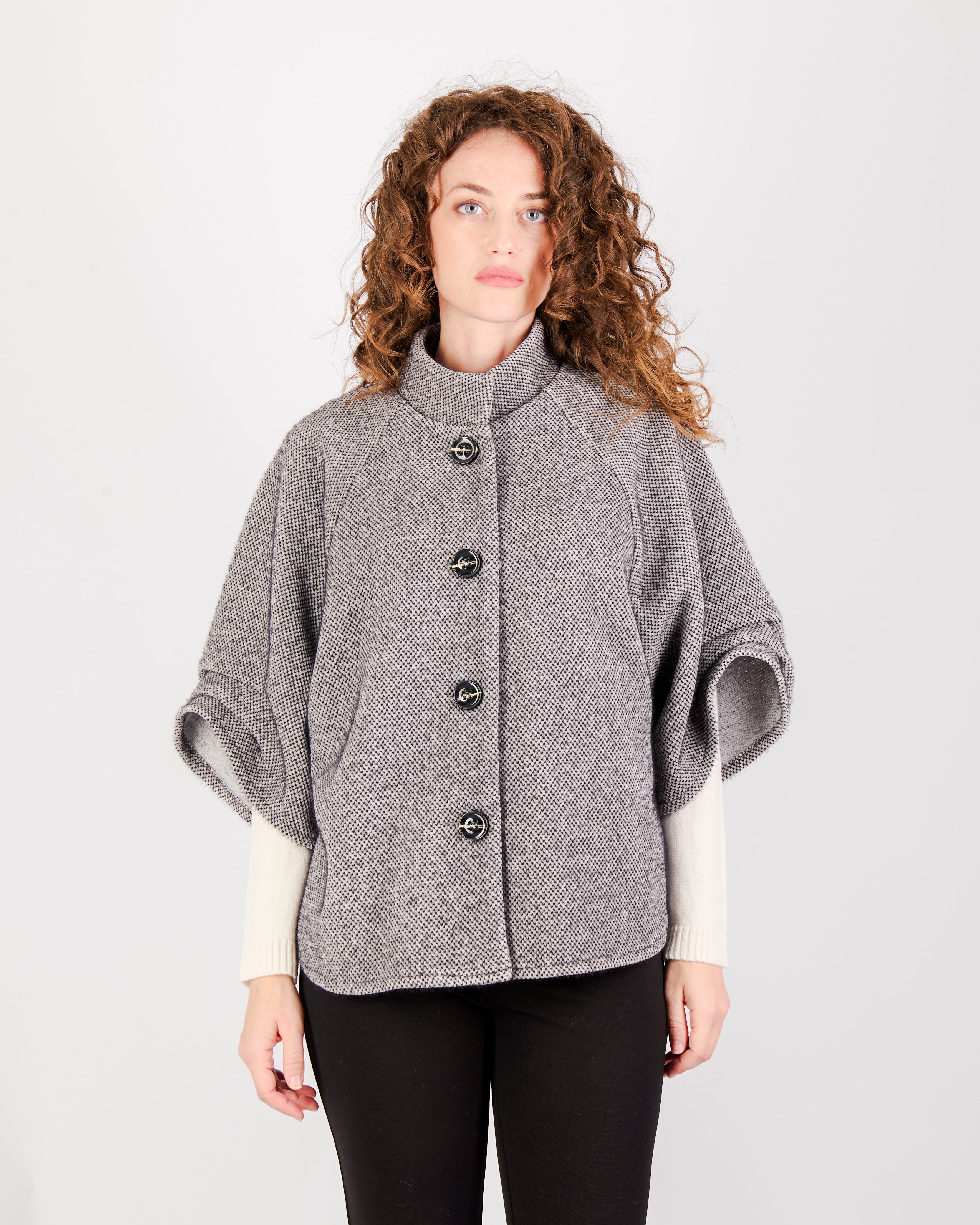 Cappa taglia unica bottoni DS1212