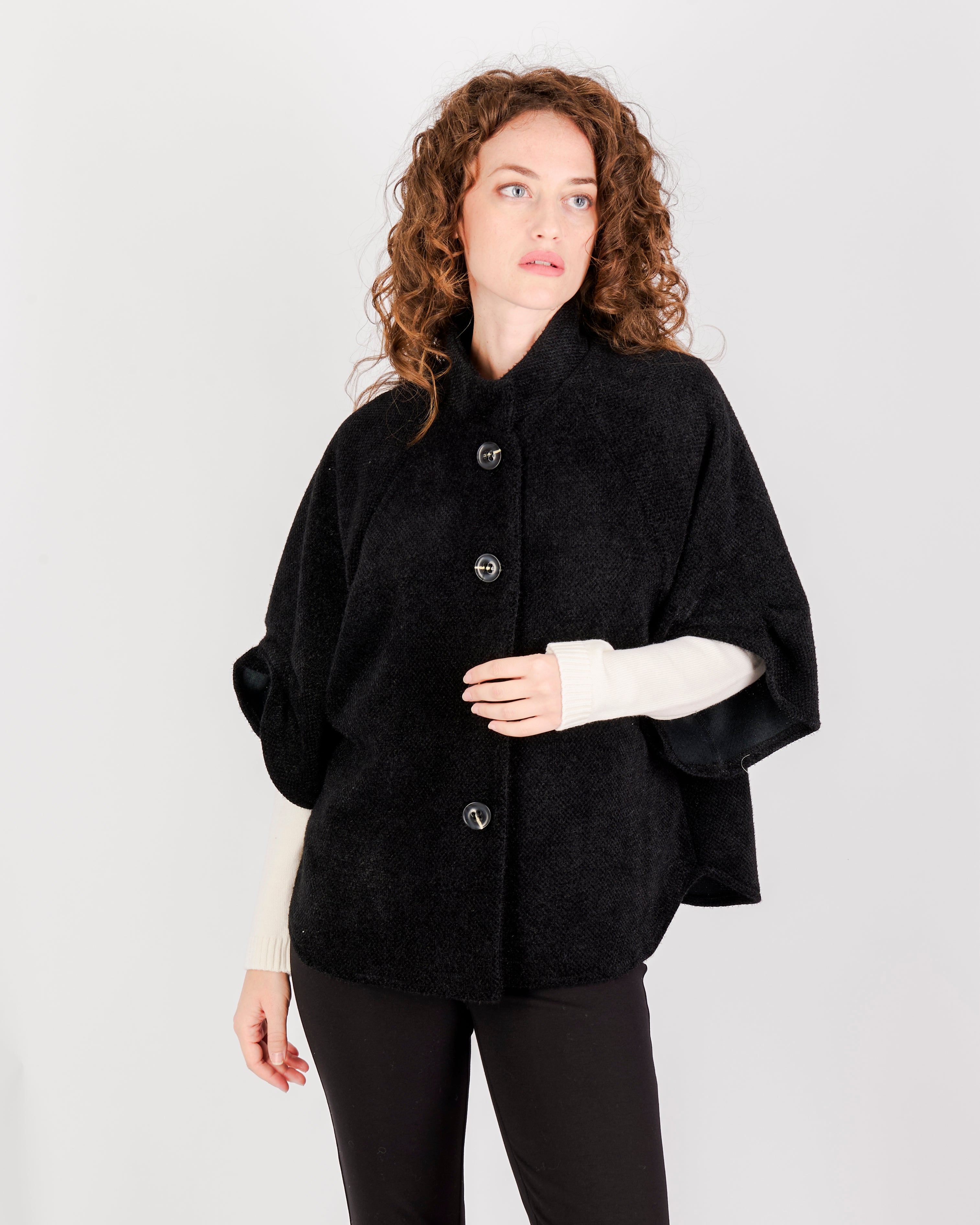 Cappa taglia unica bottoni DS1212