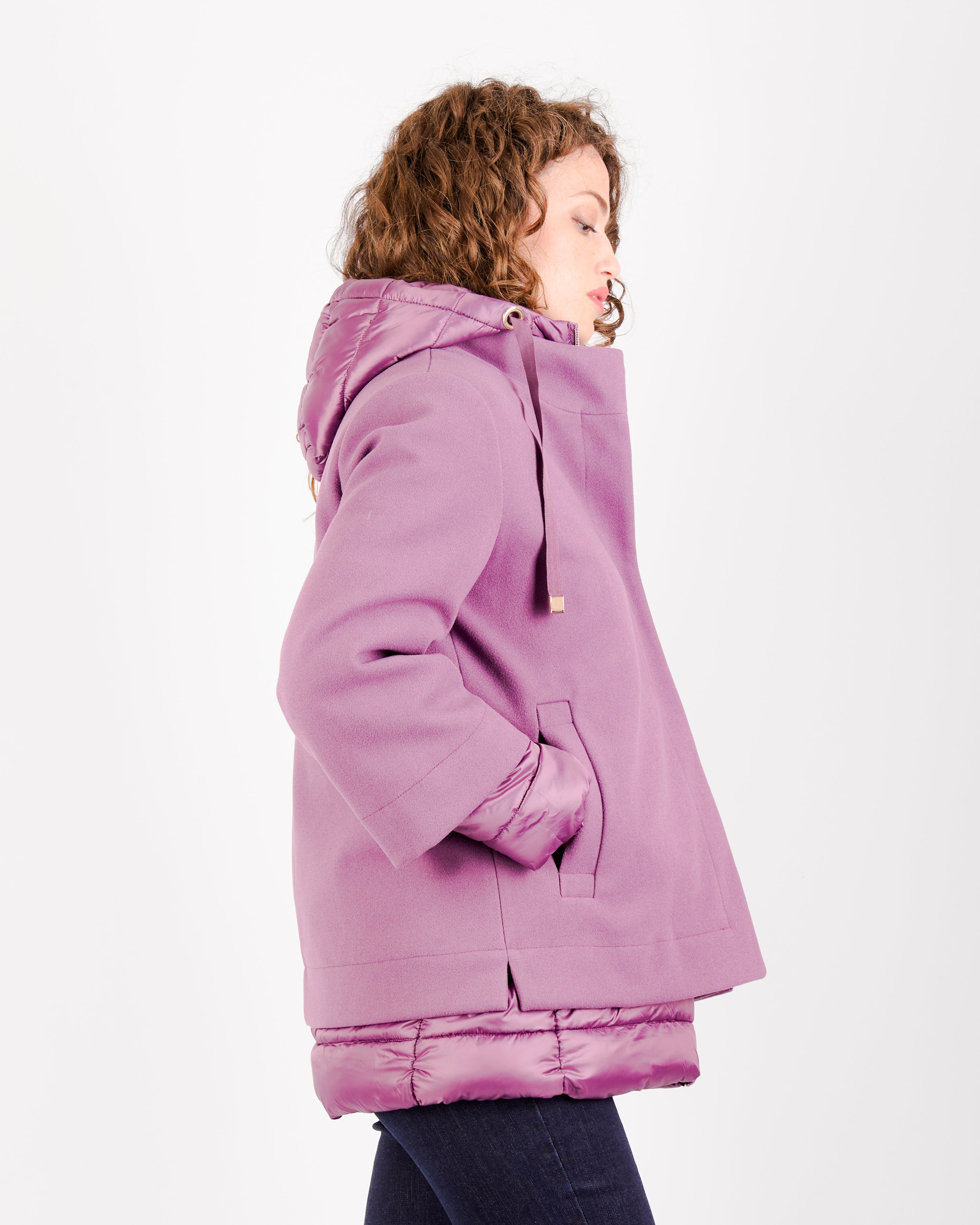 Cappotto con imbottitura staccabile LORY SHORT